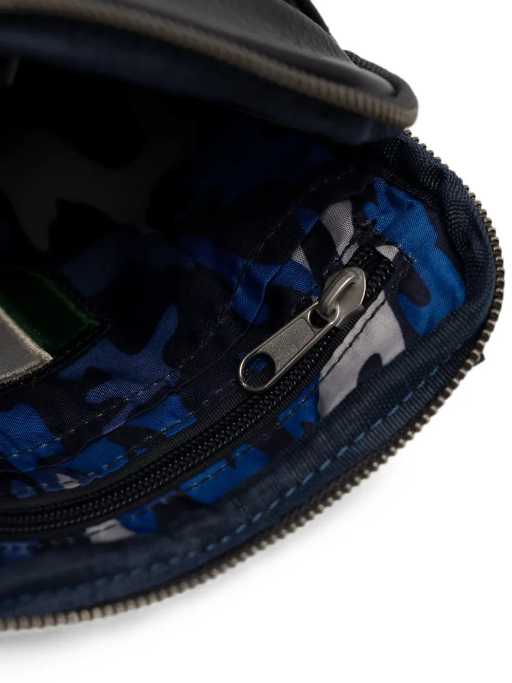 Aeronautica Militare Heuptas met ritssluiting en patchdetail Zwart