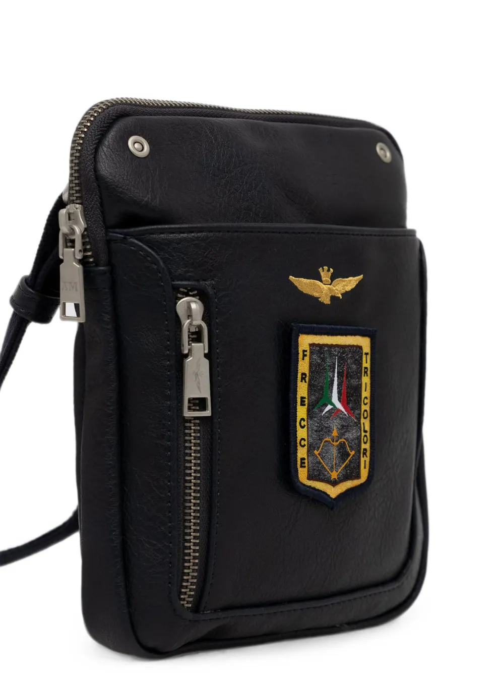 Aeronautica Militare Heuptas met ritssluiting en patchdetail Zwart