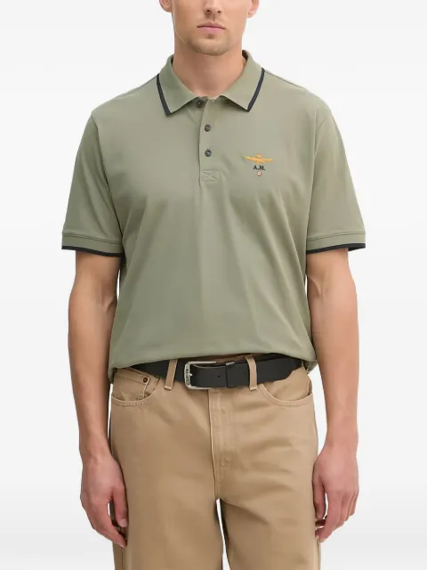 Aeronautica Militare embroidered-logo polo shirt