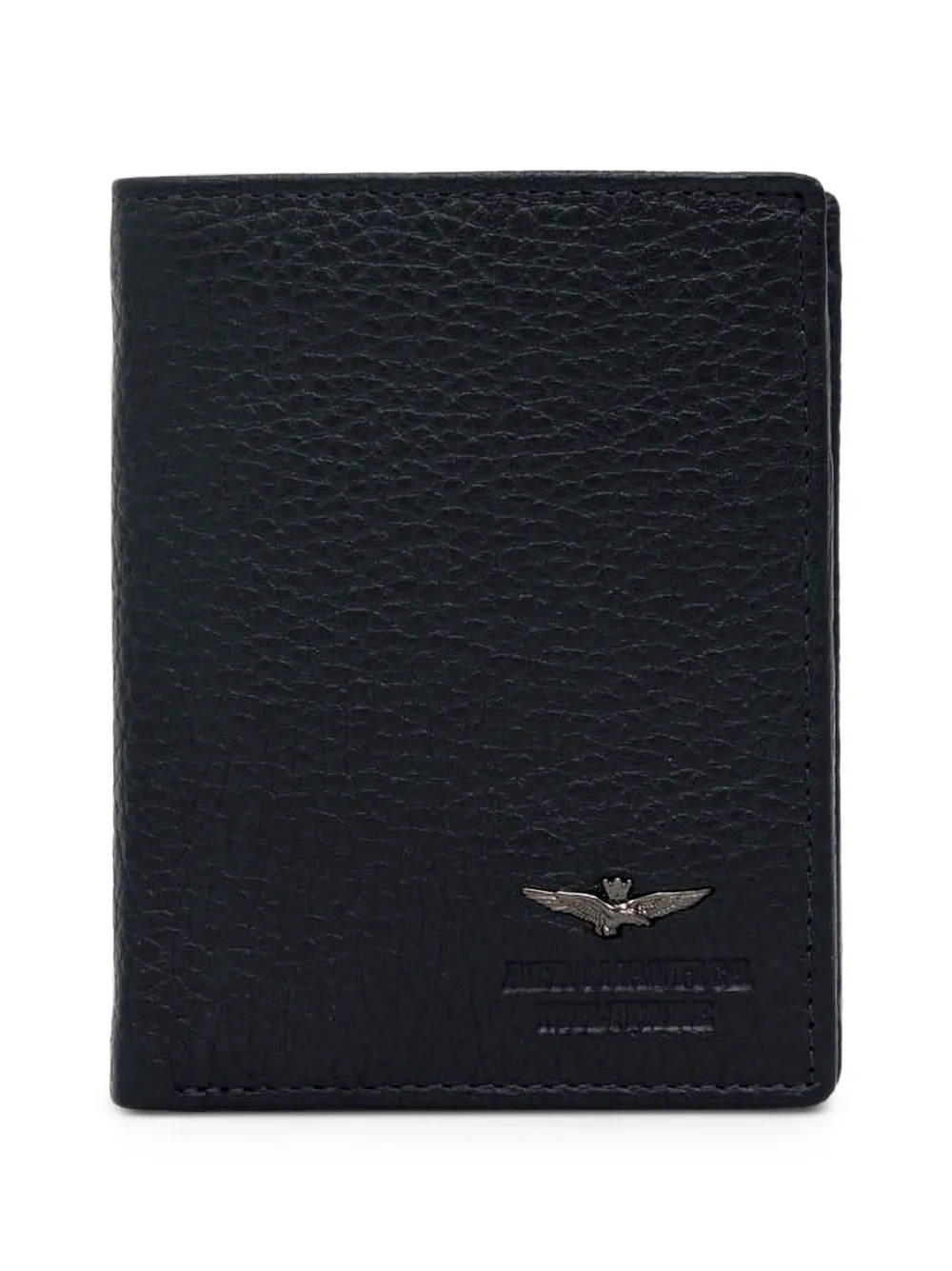 Aeronautica Militare Portafoglio con placca logo - Nero