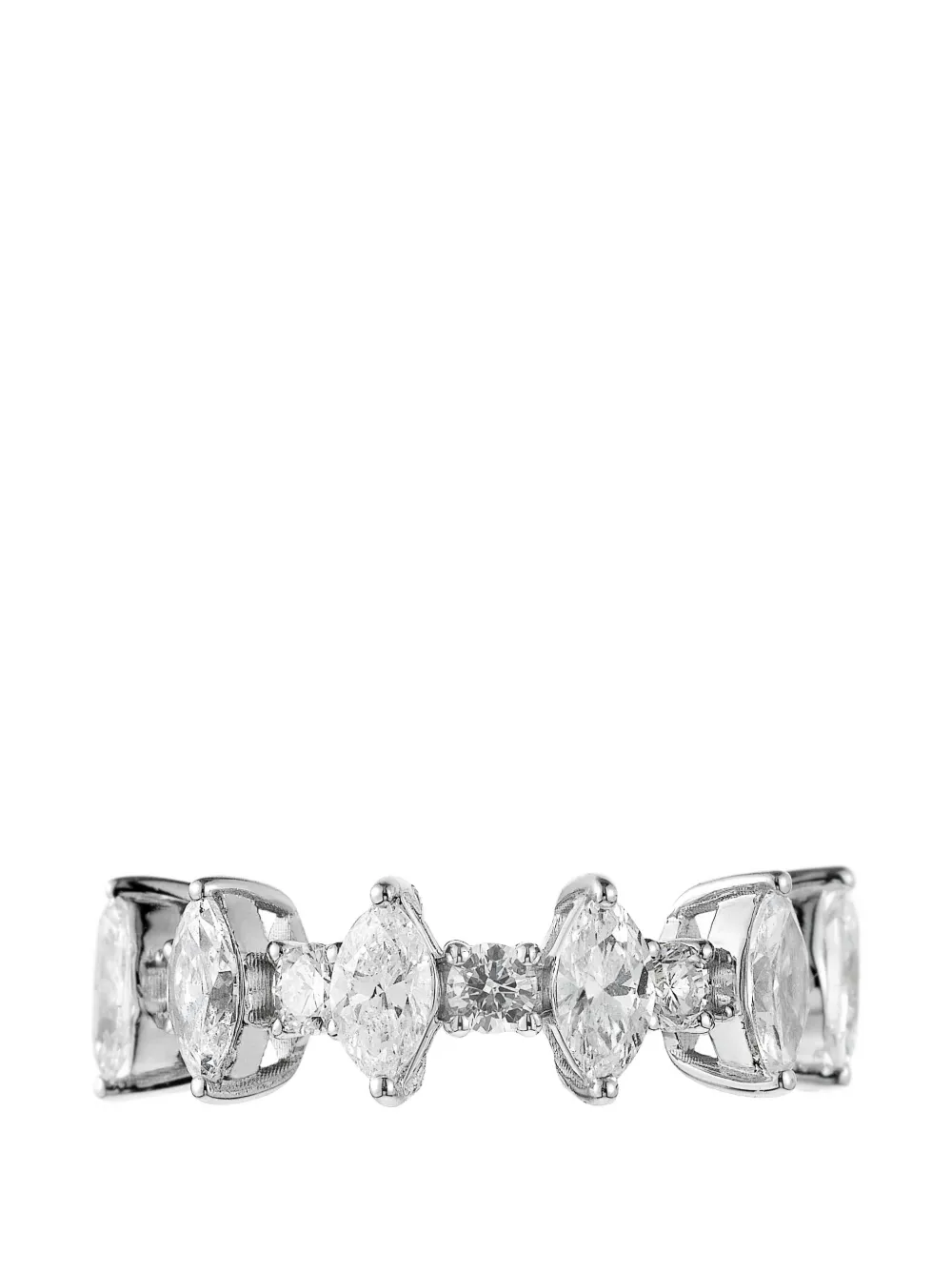 Yeprem Whisper diamond earcuff - Argento