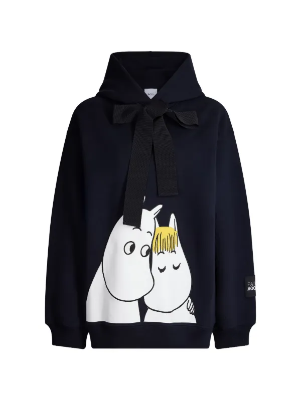 Patou X Moomin Snorkmaiden Hoodie in Blue