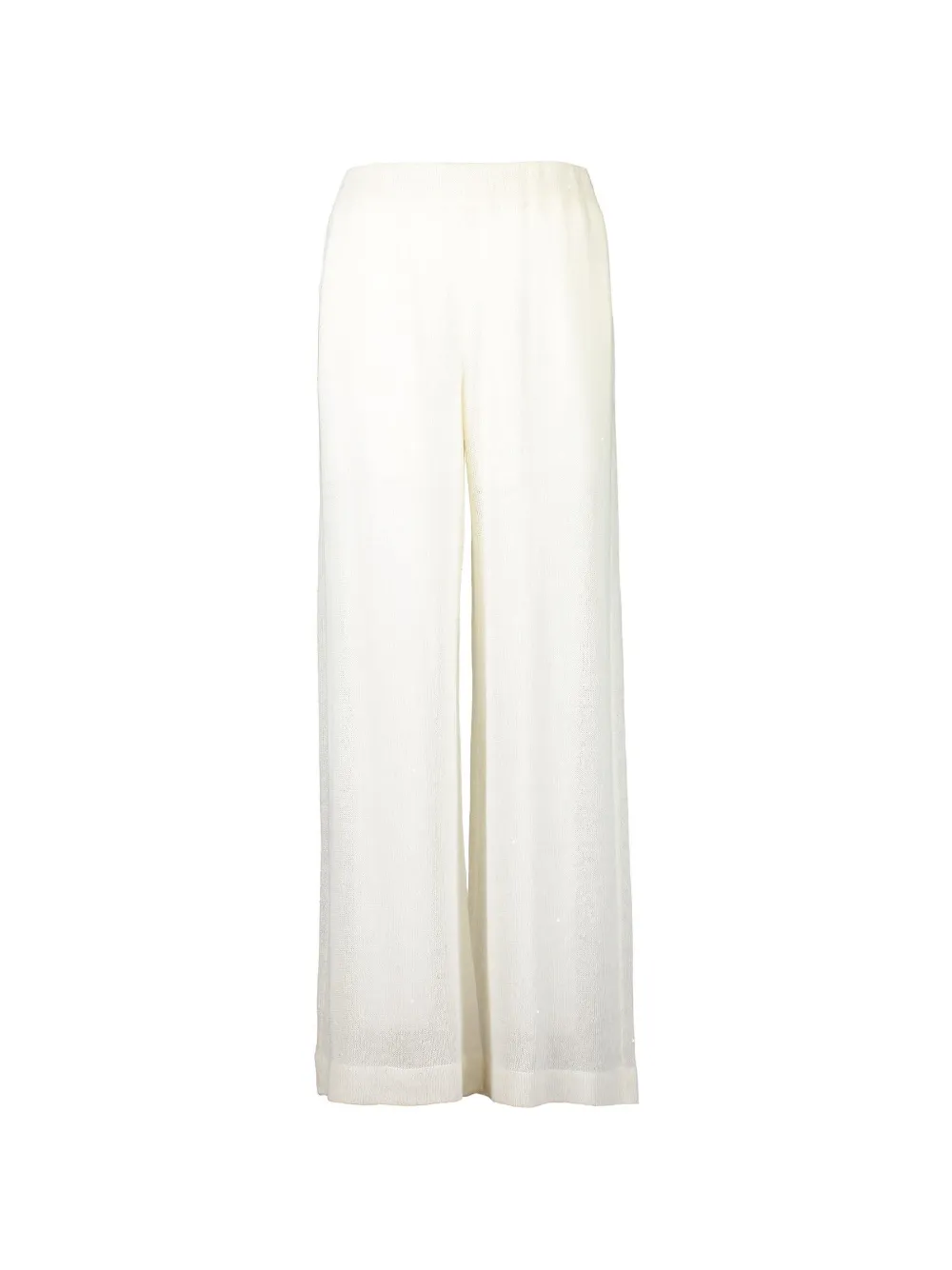 Brunello Cucinelli short inlay trousers - White