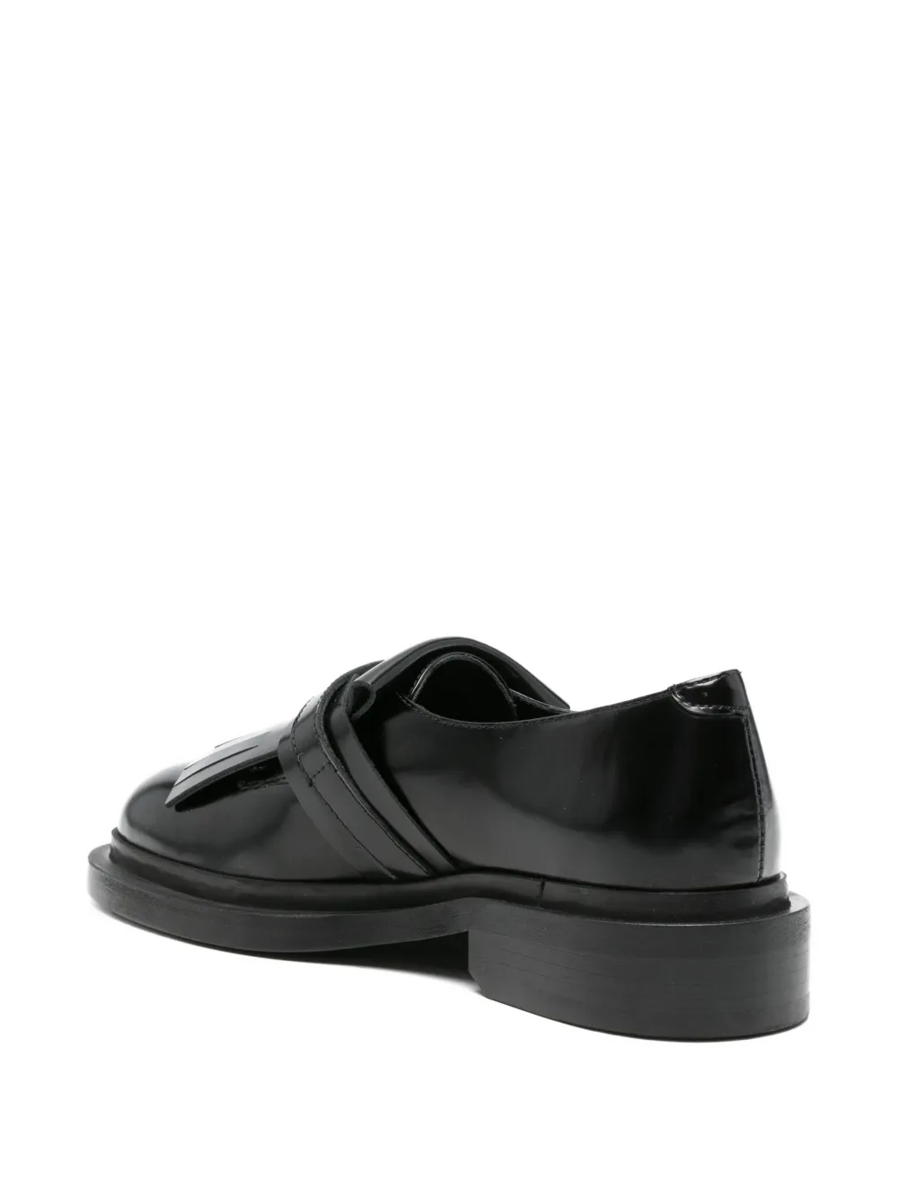 ADRIANNA FERETTI Gespschoenen met franje Zwart