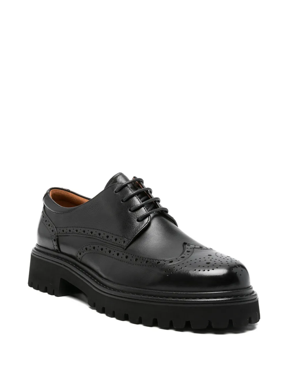 ADRIANNA FERETTI Derby brogue schoenen Zwart