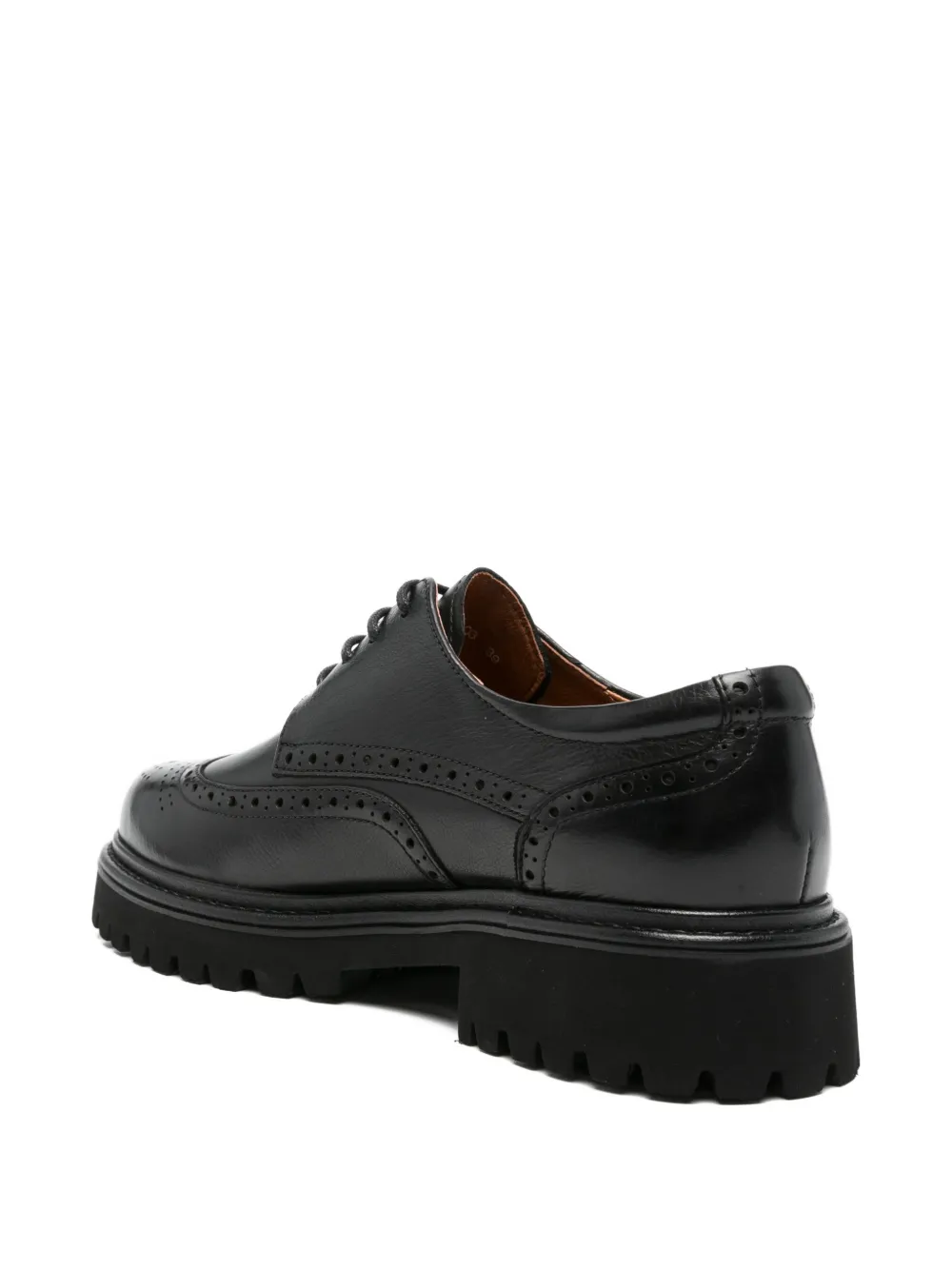ADRIANNA FERETTI Derby brogue schoenen Zwart
