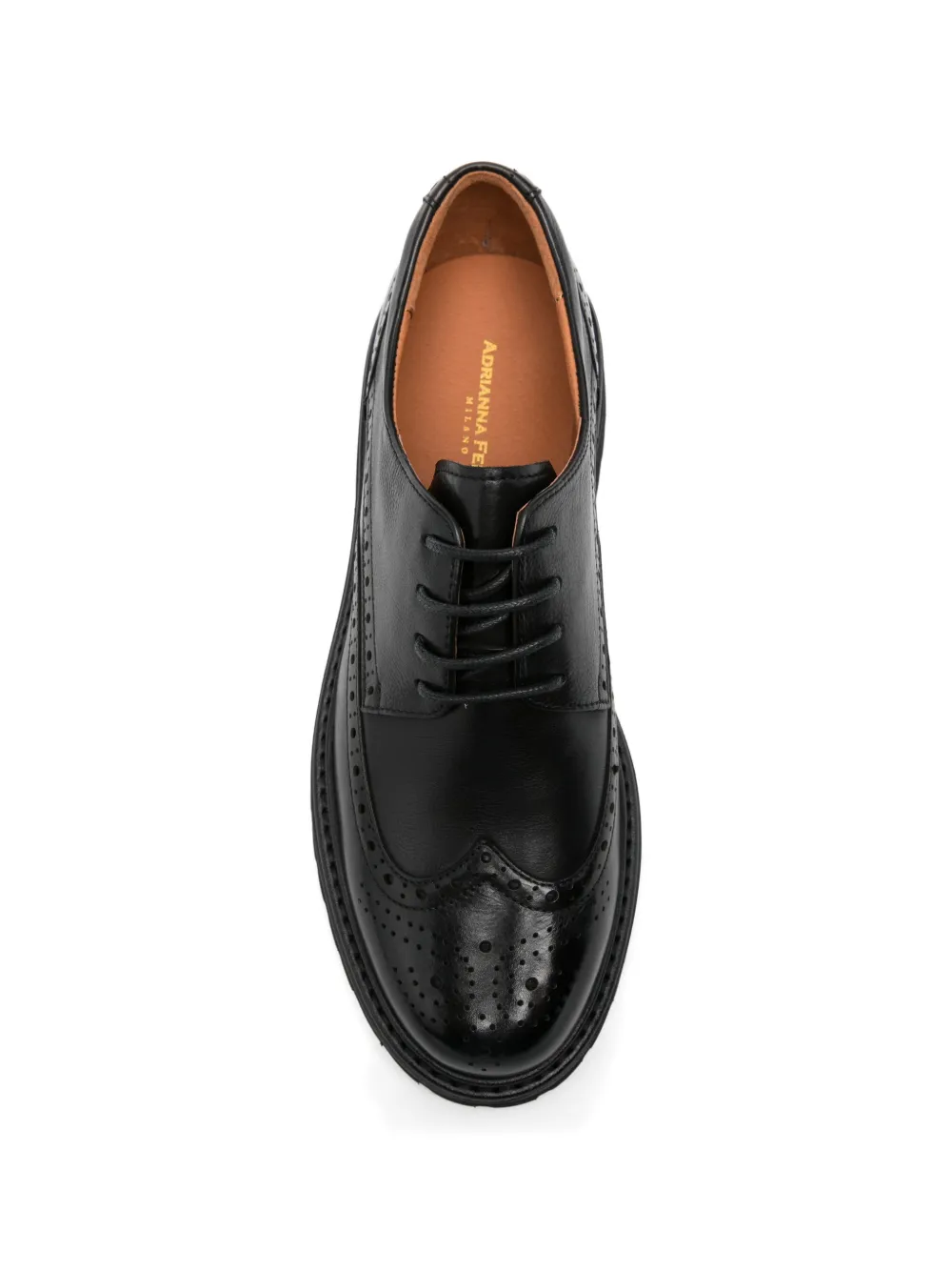 ADRIANNA FERETTI Derby brogue schoenen Zwart