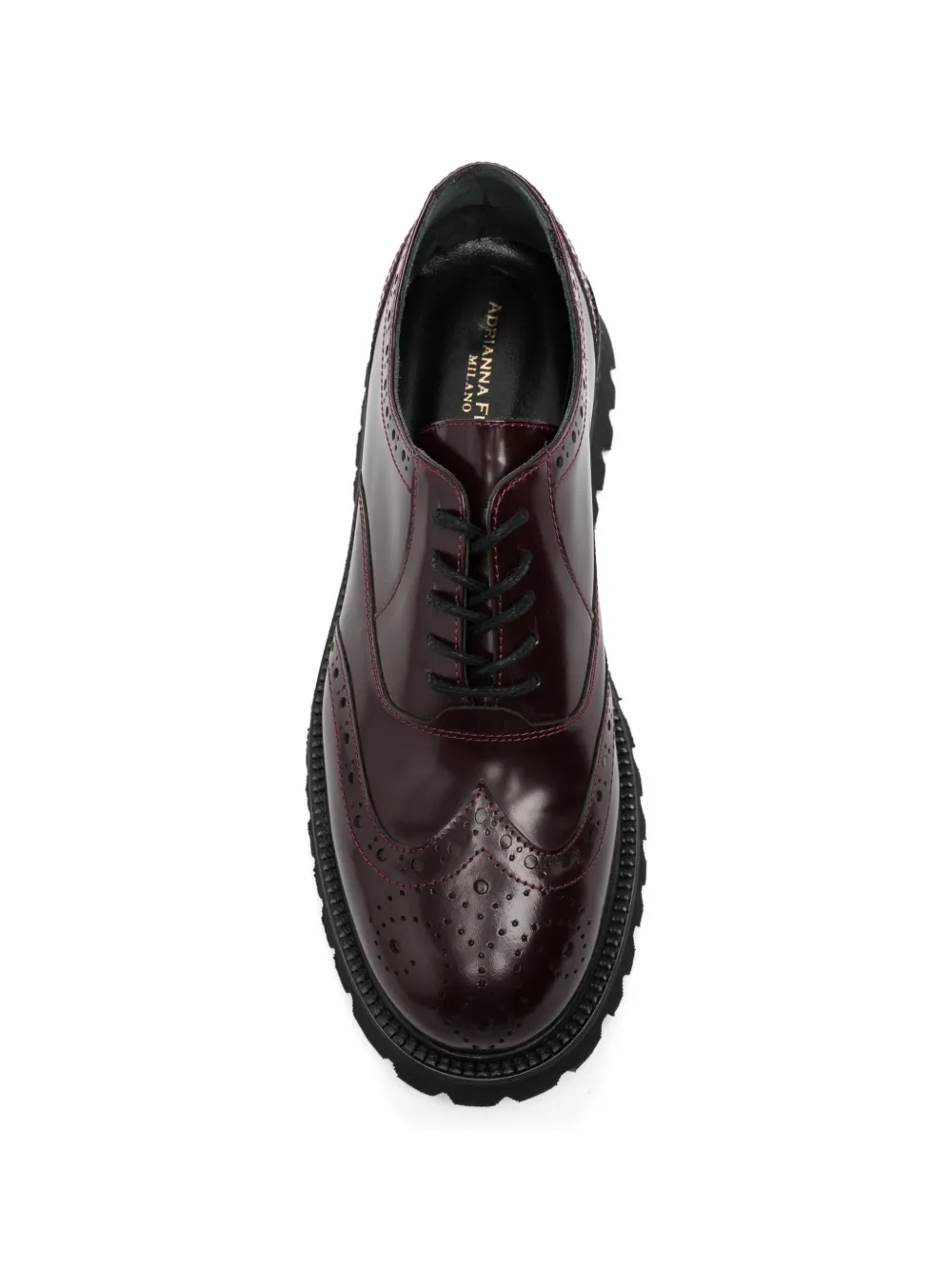Brogue Tread-Sole Loafers