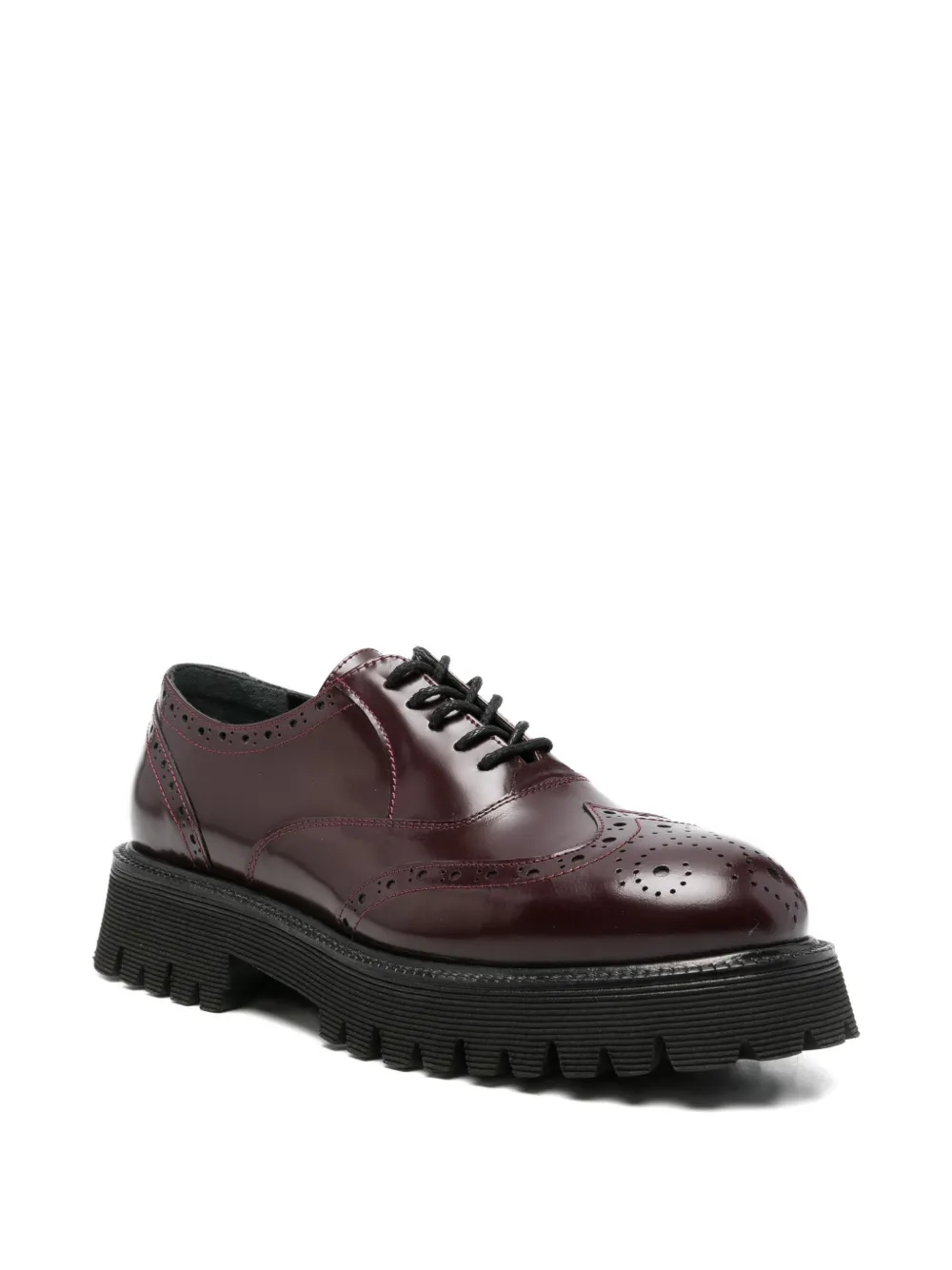 Brogue Tread-Sole Loafers