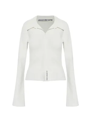 Alexander Wang Prestyled Knit Vest Shirt | Brown | FARFETCH