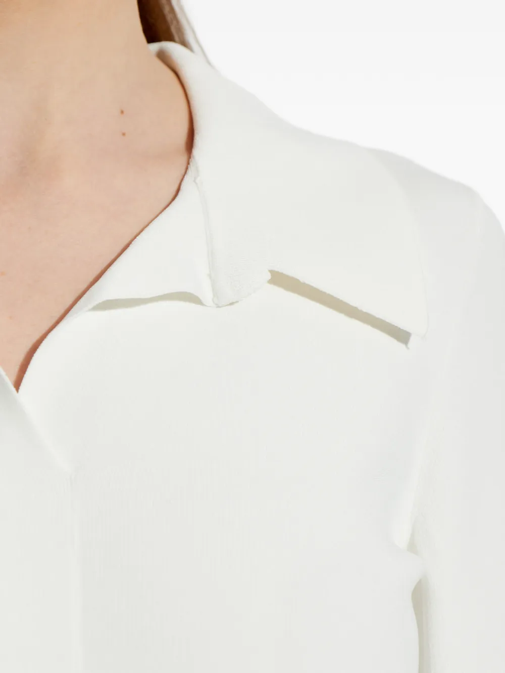 Alexander Wang Blouse met polokraag en lange mouwen Wit