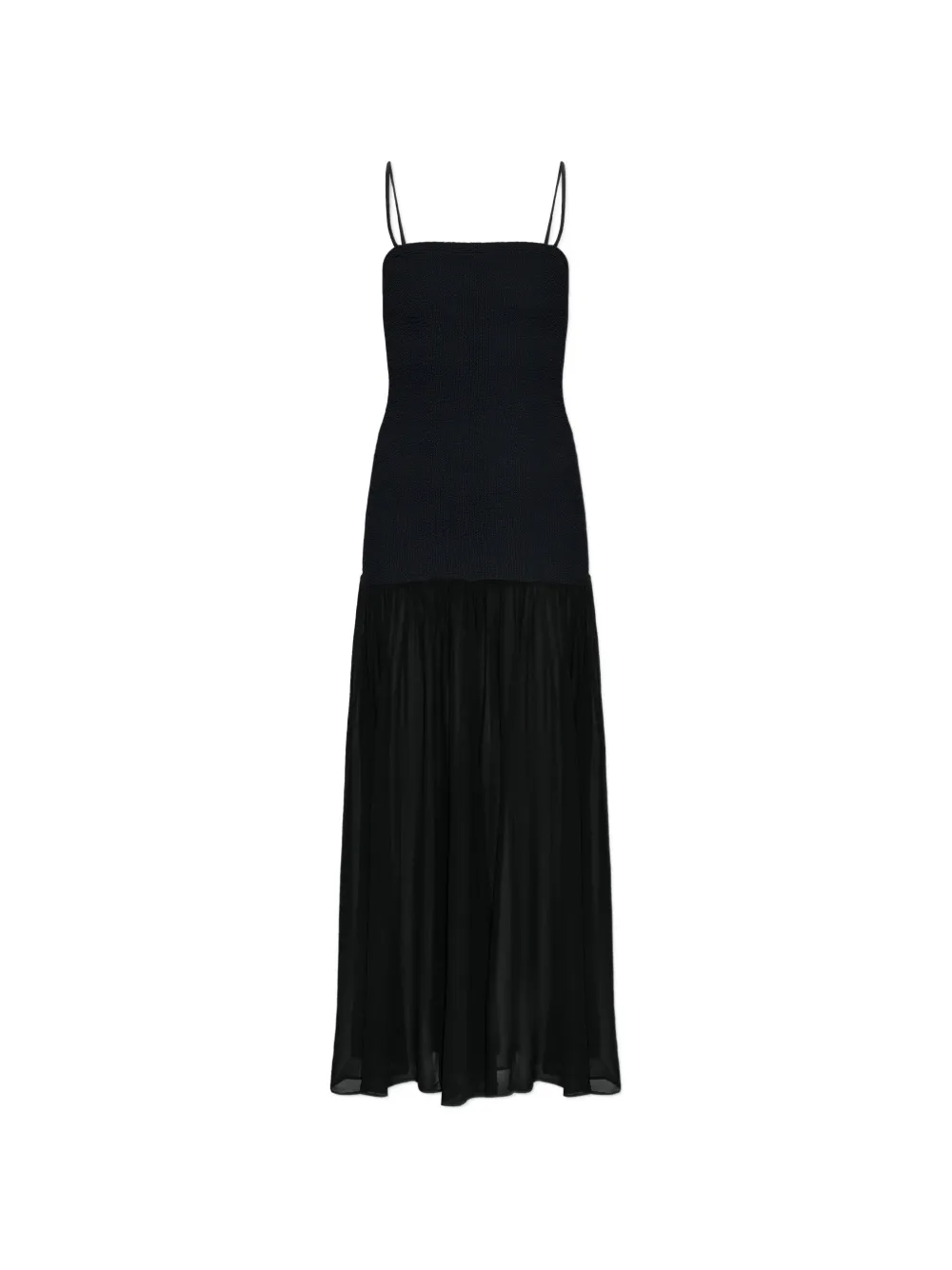 Hunza G Crinkle Dress In Black