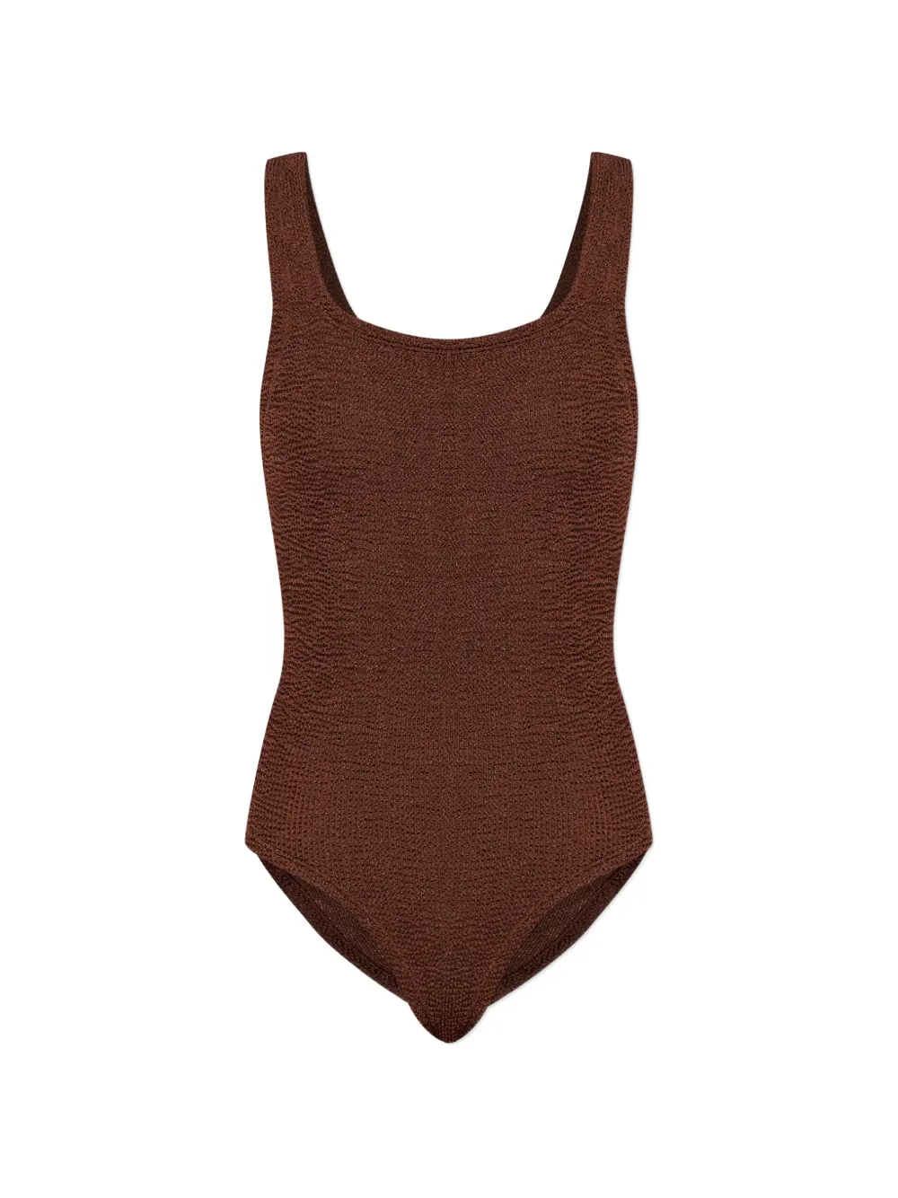 Hunza G square-neck swimsuit - Braun