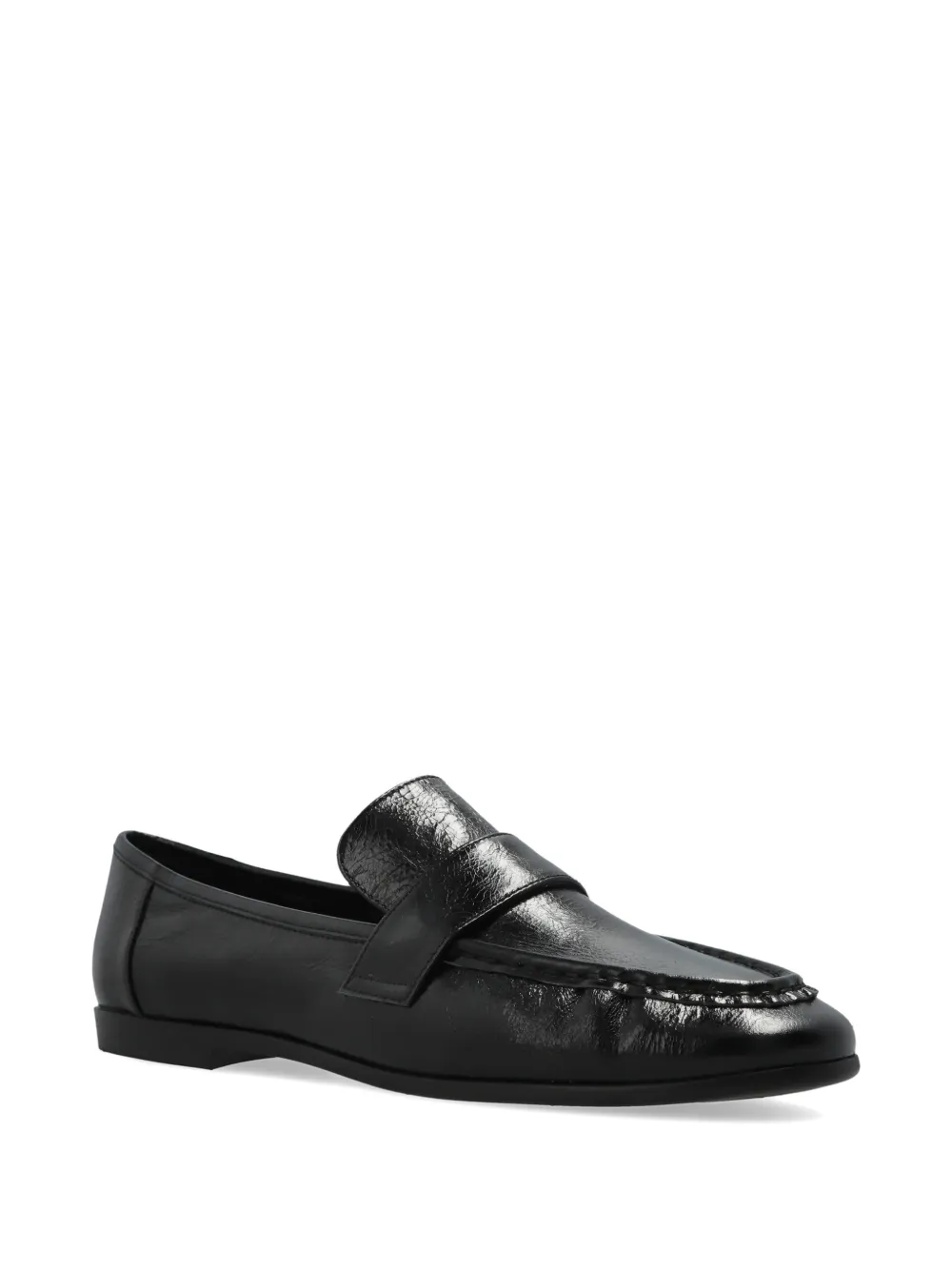  Black Suede Studio Arrow Loafers 