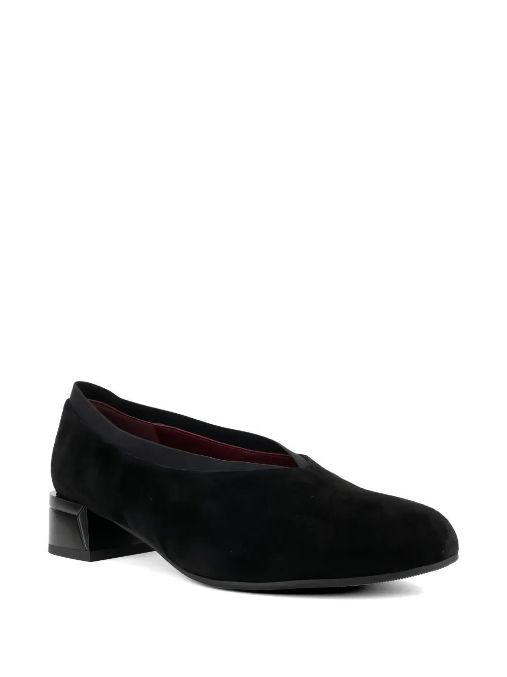  Linda Baumann Black Almond Pumps 