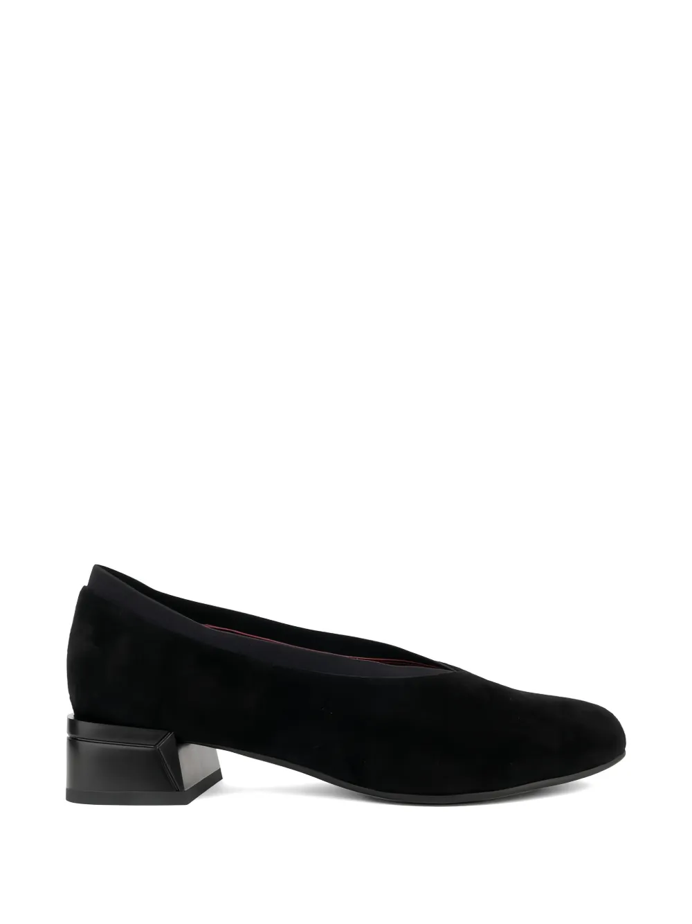 LINDA BAUMANN black almond pumps