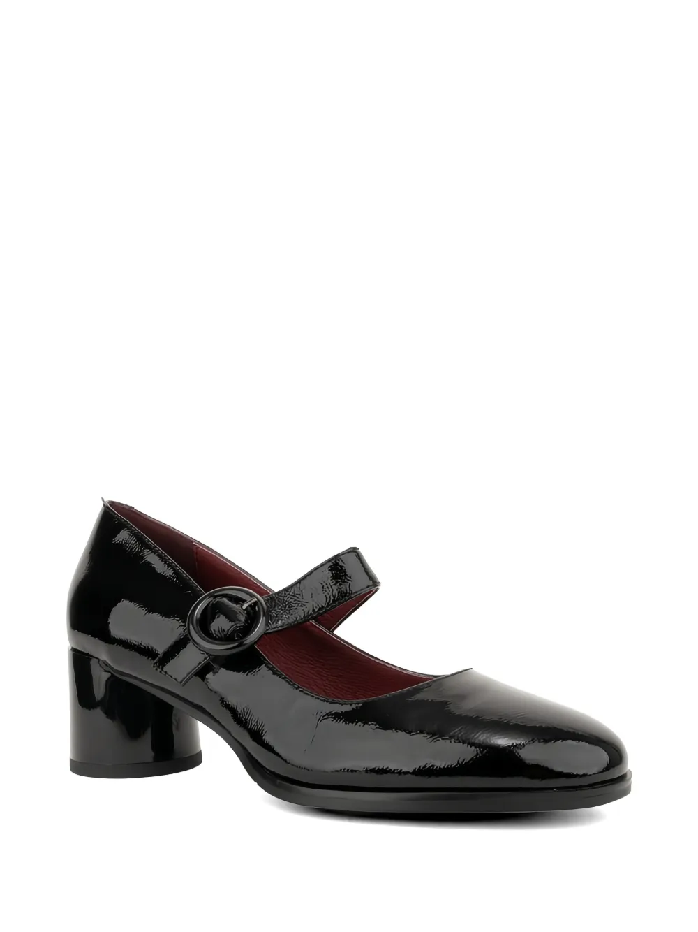  Linda Baumann Buckle Strap Pumps - Black 