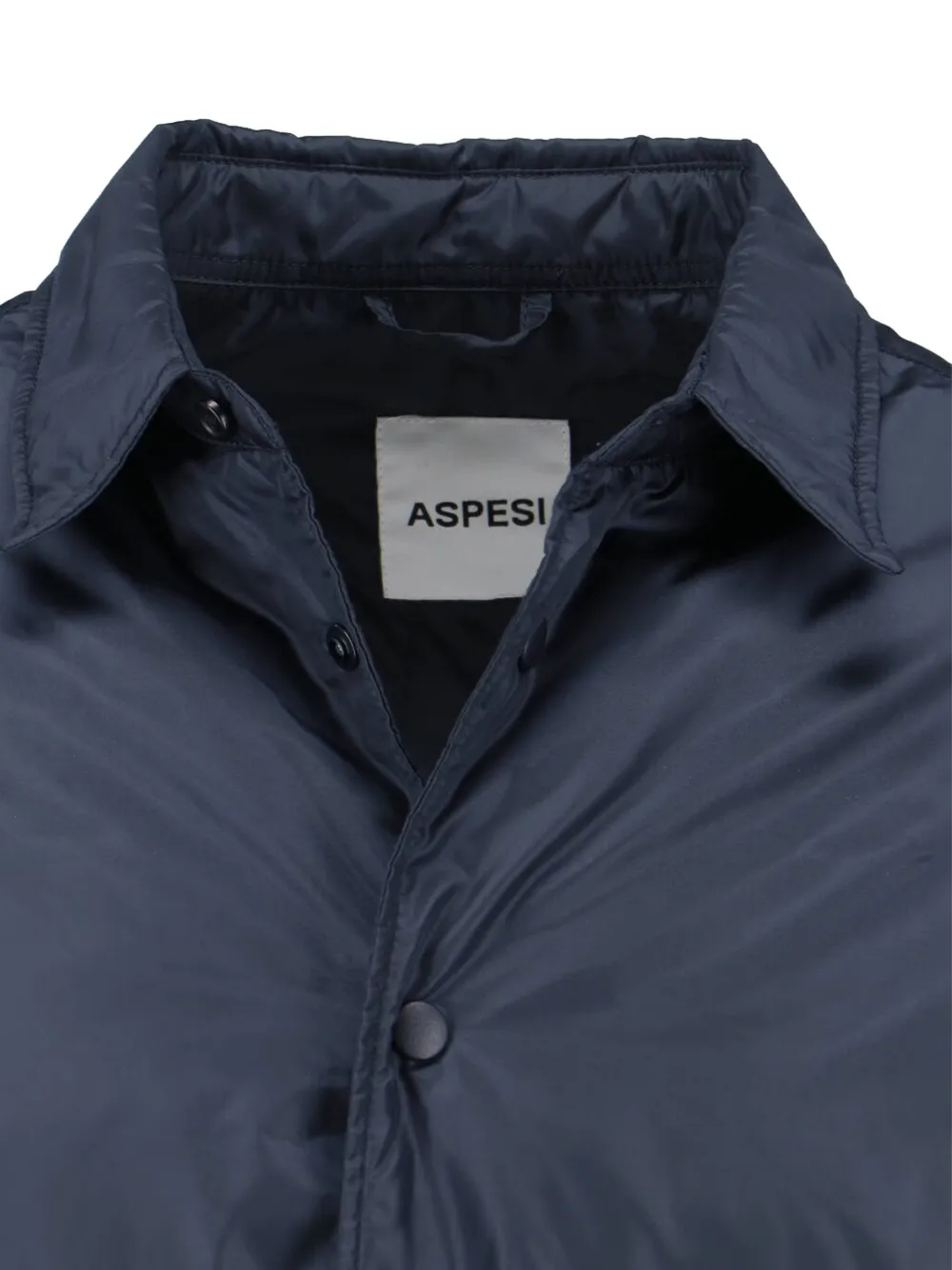 ASPESI Shirtjack met knopen Blauw
