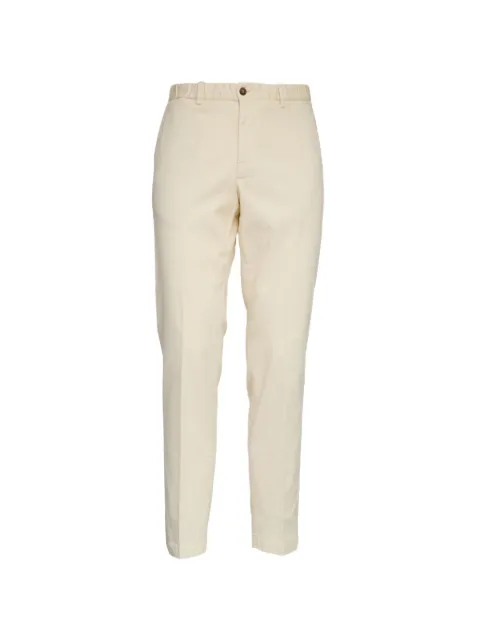 Briglia 1949 elasticated-waist oxford cotton trousers