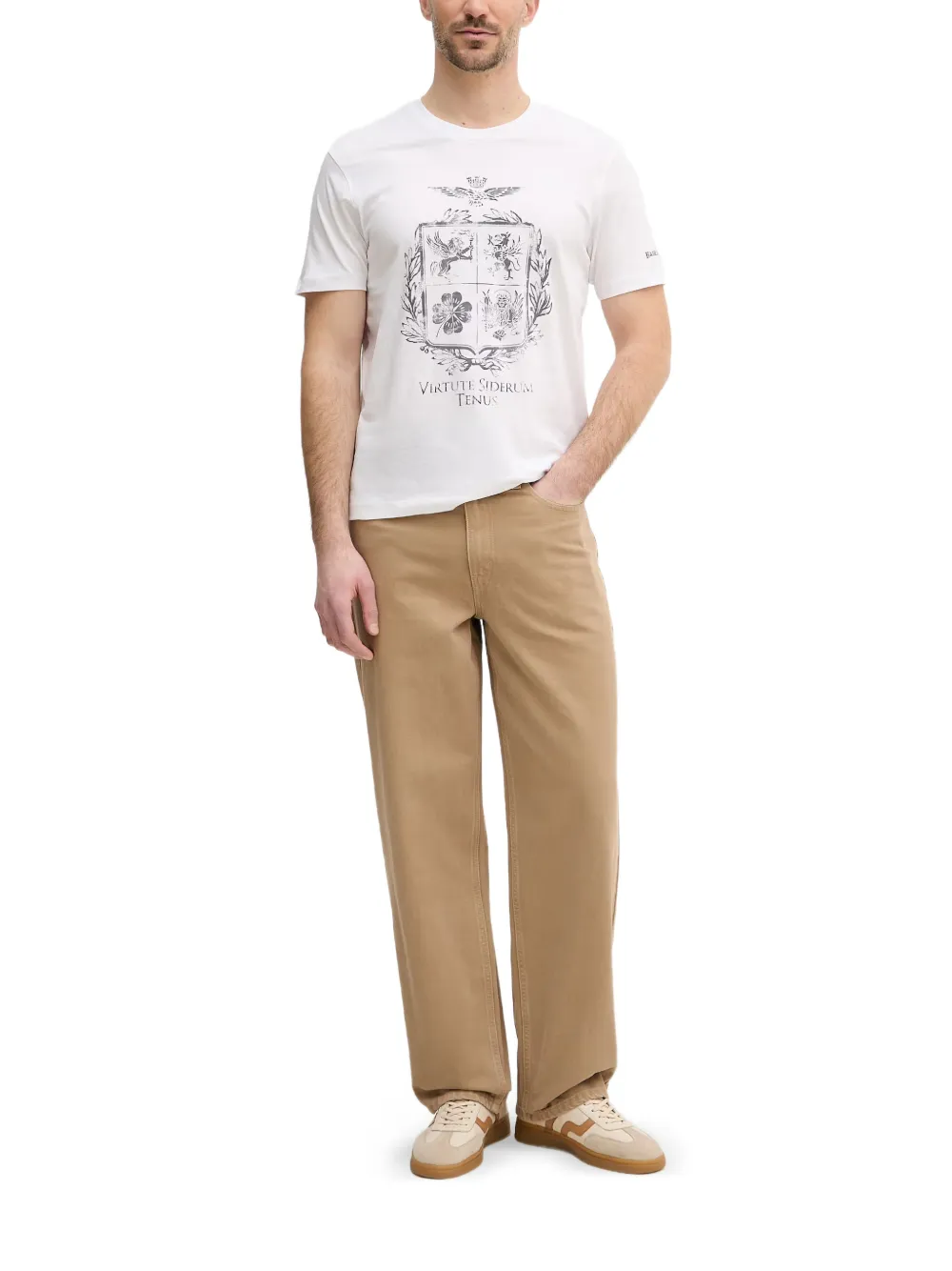 Aeronautica Militare T-shirt met print Wit