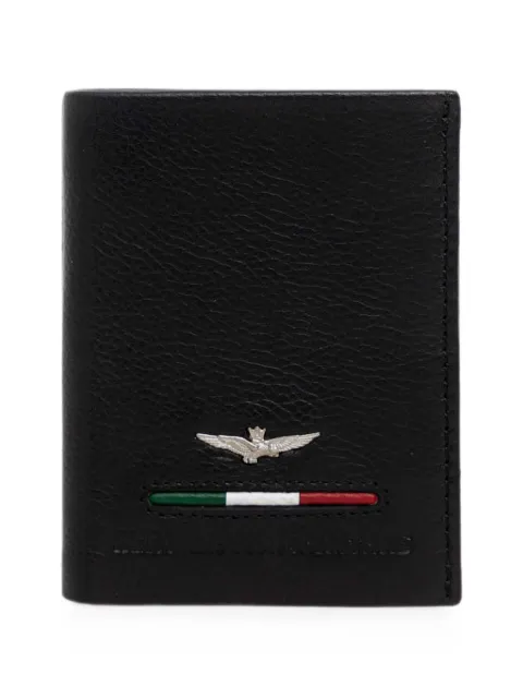 Aeronautica Militare logo-plaque bifold wallet