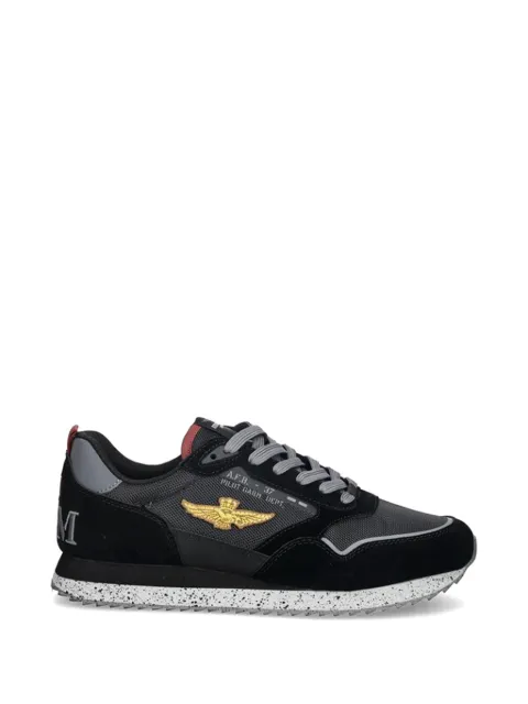 Aeronautica Militare logo-appliqué sneakers