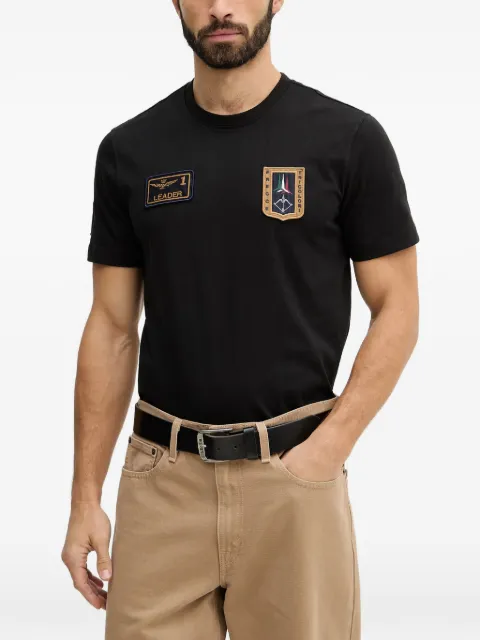 Aeronautica Militare Frecce Tricolori patch-detail T-shirt