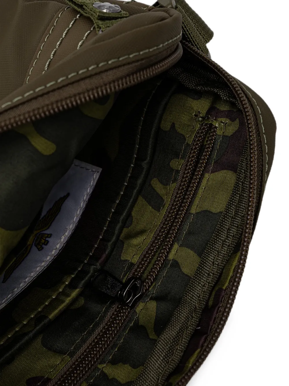 Aeronautica Militare Messengertas met logopatch Groen