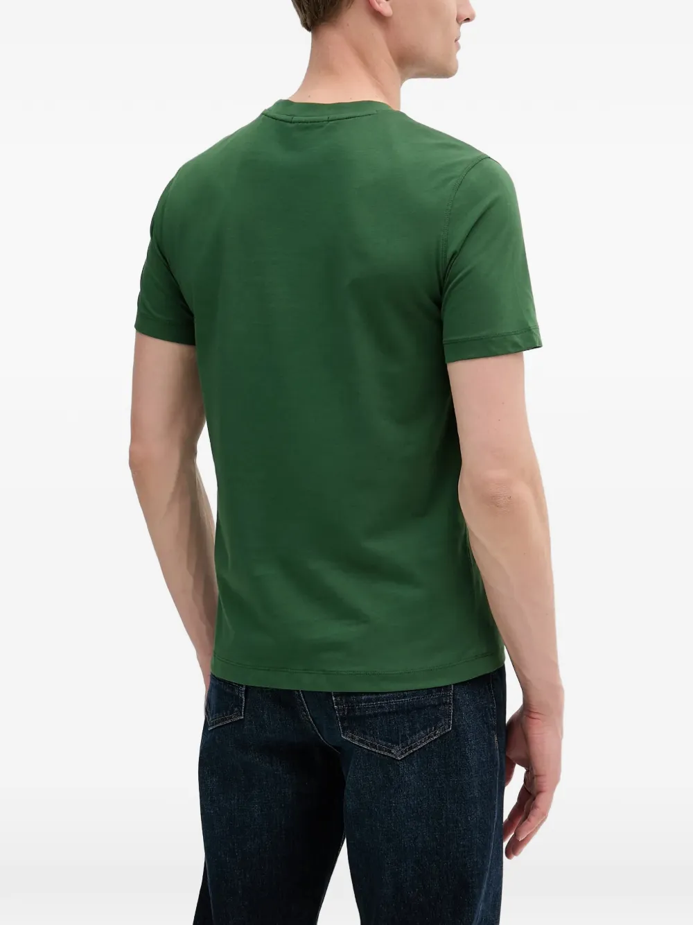 Aeronautica Militare embroidered-logo T-shirt Groen
