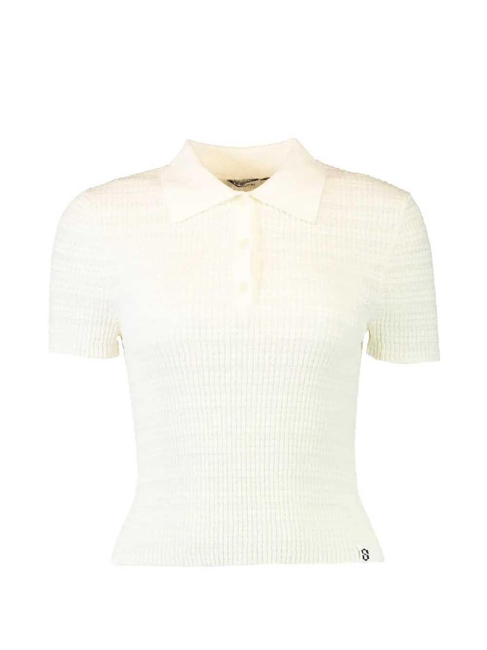 Simkhai Averie knitted polo shirt - Toni neutri