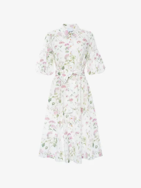 WEILL PARIS patterned cotton shirt dress