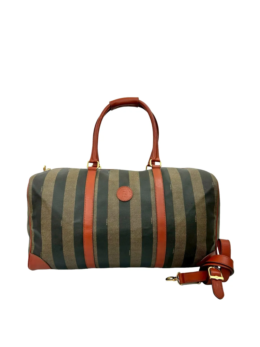 Fendi Pre-Owned 20th Century Spalmati Pequin travel bag - Marrone