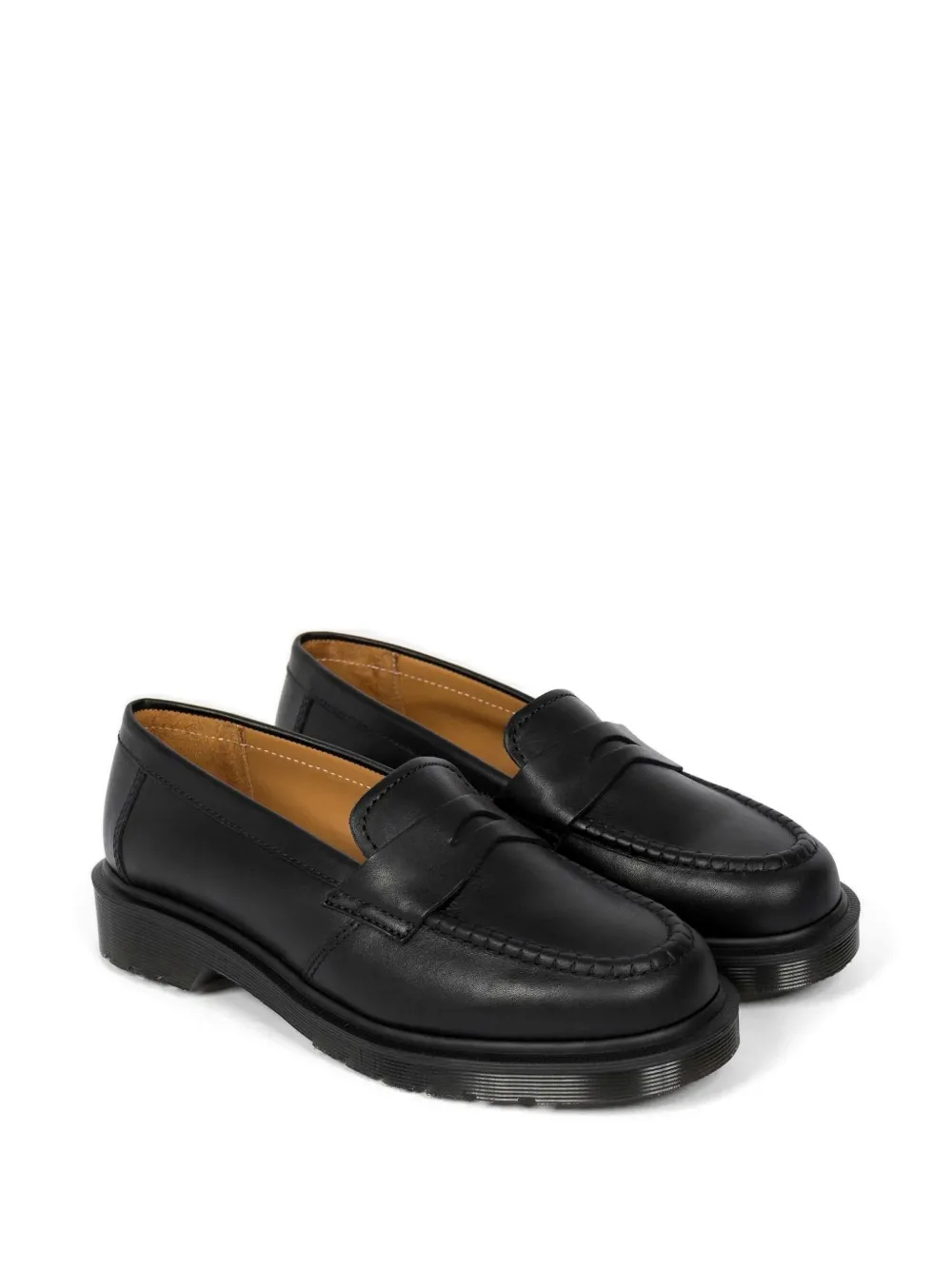 Dr. Martens leather loafers Zwart