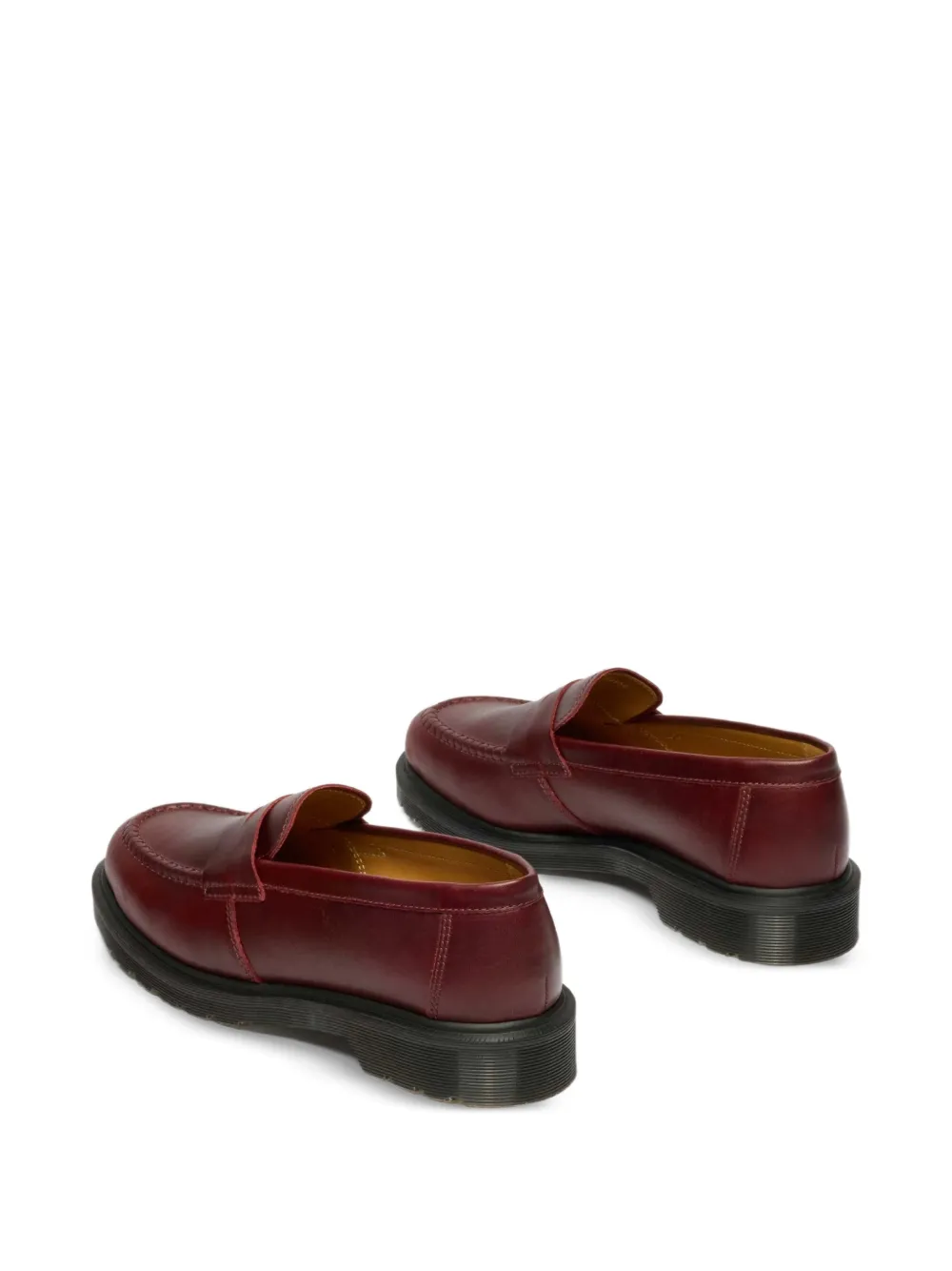 Dr. Martens leather loafers Rood