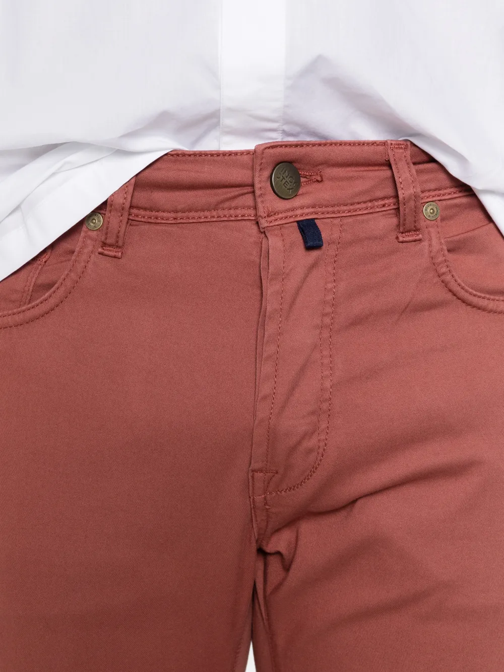 Incotex Slim-fit broek Rood