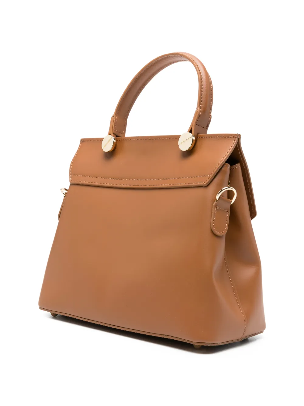  Adrianna Feretti Top Handle Tote Bag - Brown 