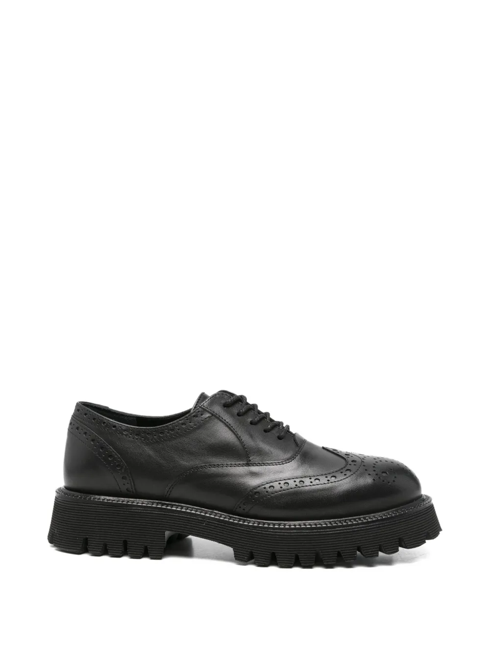 ADRIANNA FERETTI Oxford schoenen met brogue zool Zwart