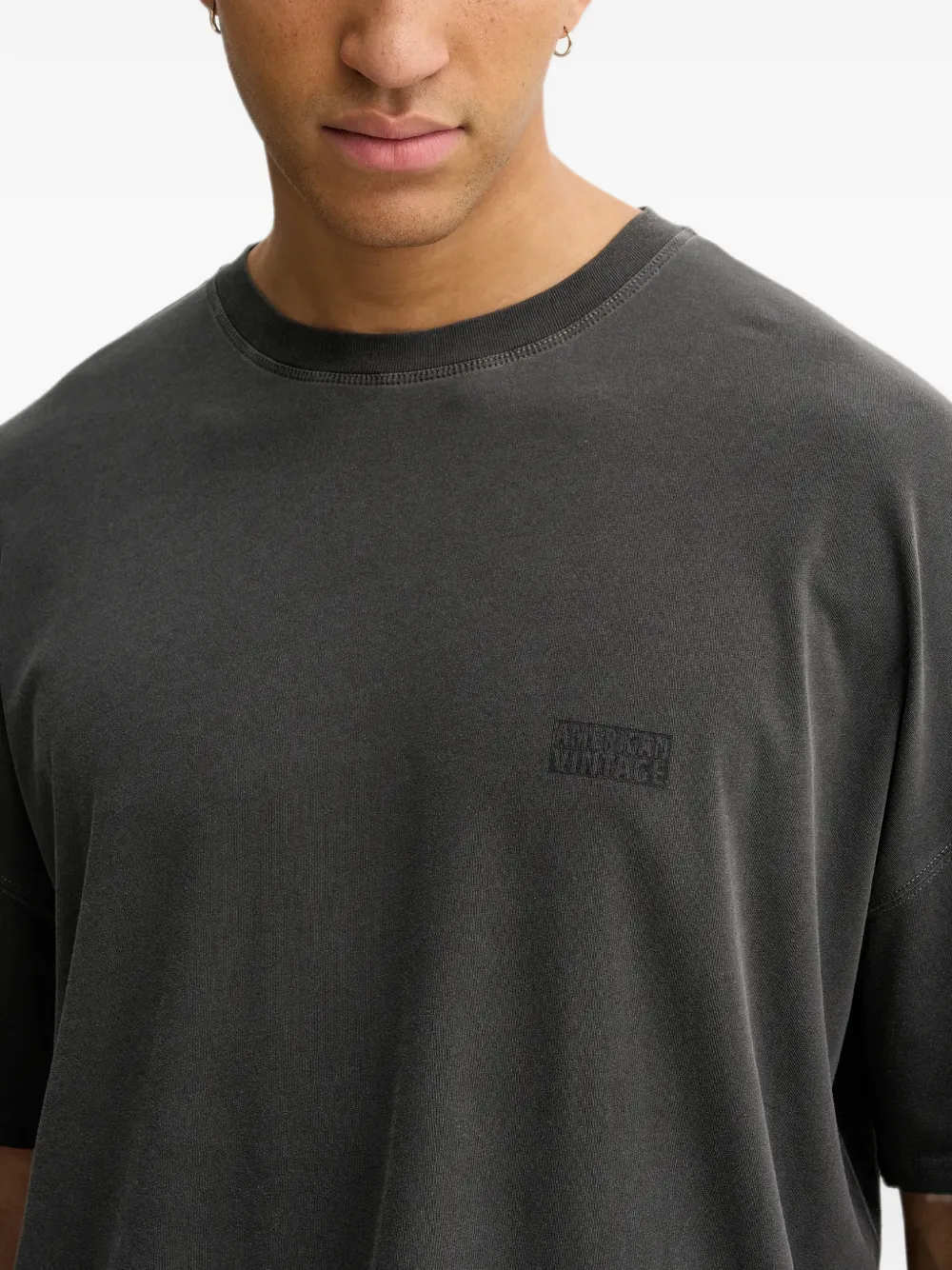 American Vintage Pymaz cotton t-shirt Grijs