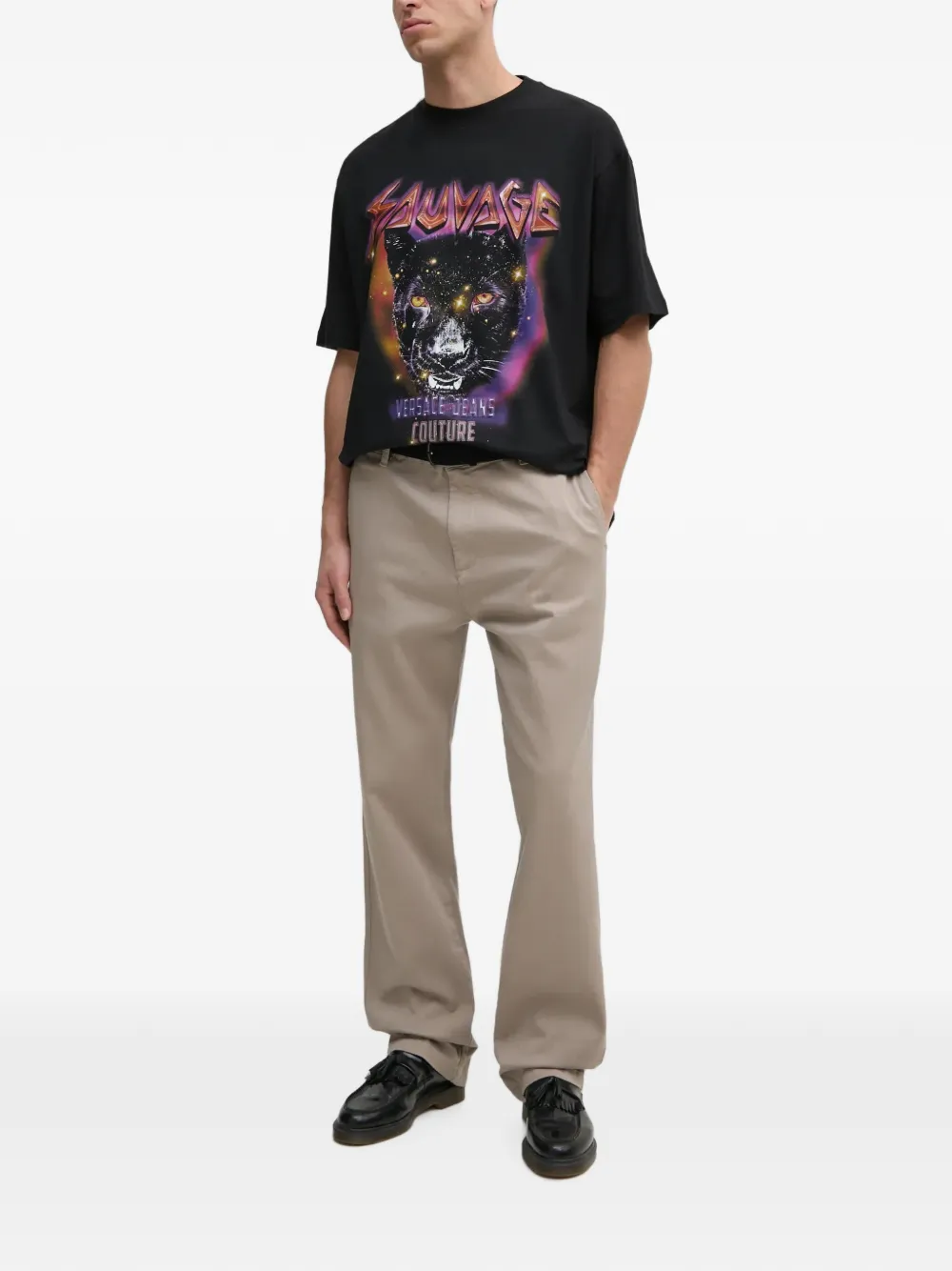 Alpha Industries Straight broek met logopatch Beige