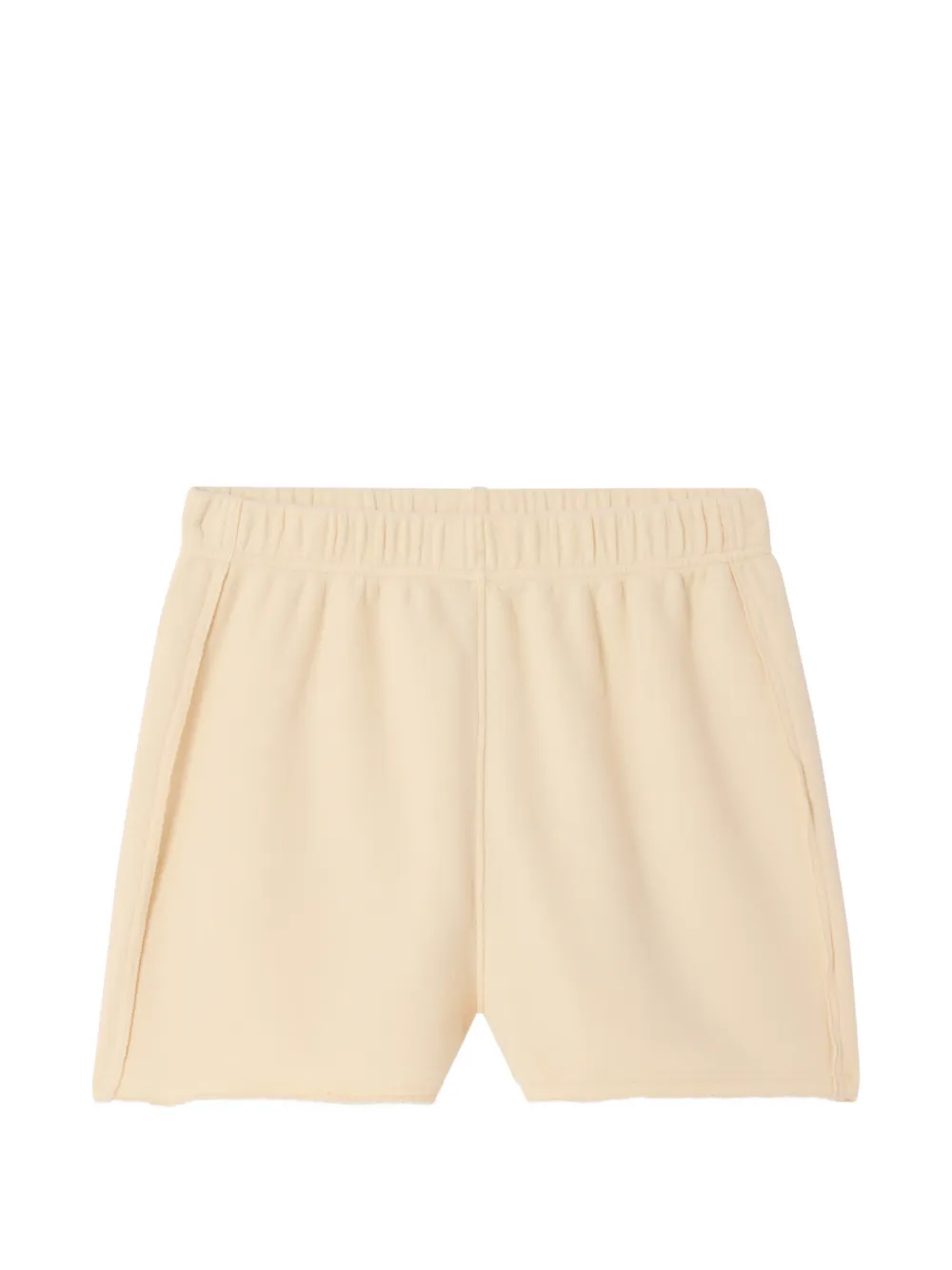 American Vintage Shorts con orlo a taglio vivo - Giallo