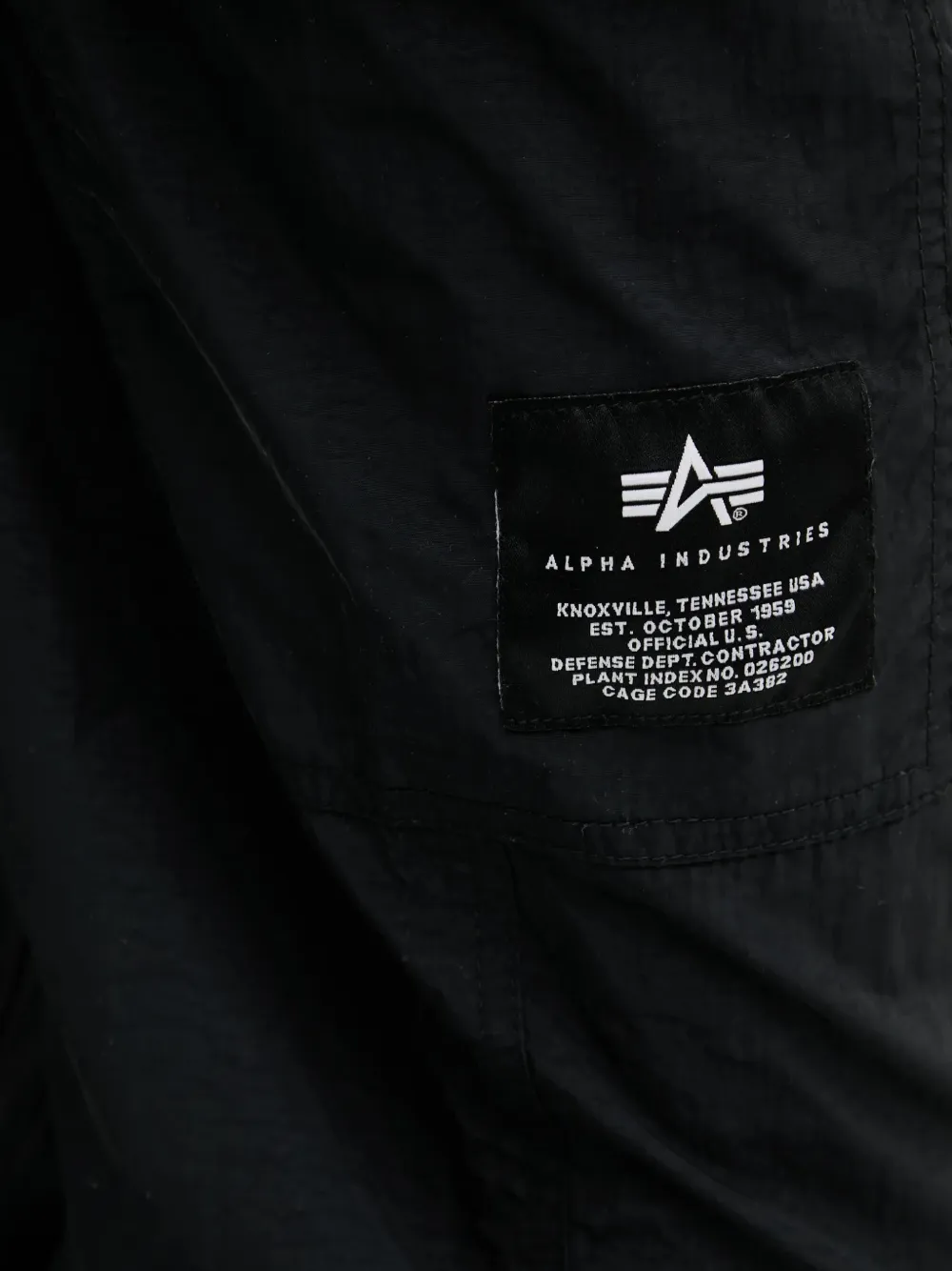 Alpha Industries Trainingsbroek met zijzak Zwart