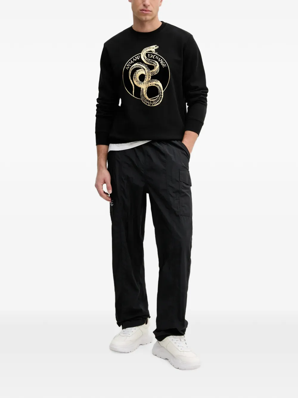 Alpha Industries Trainingsbroek met zijzak Zwart