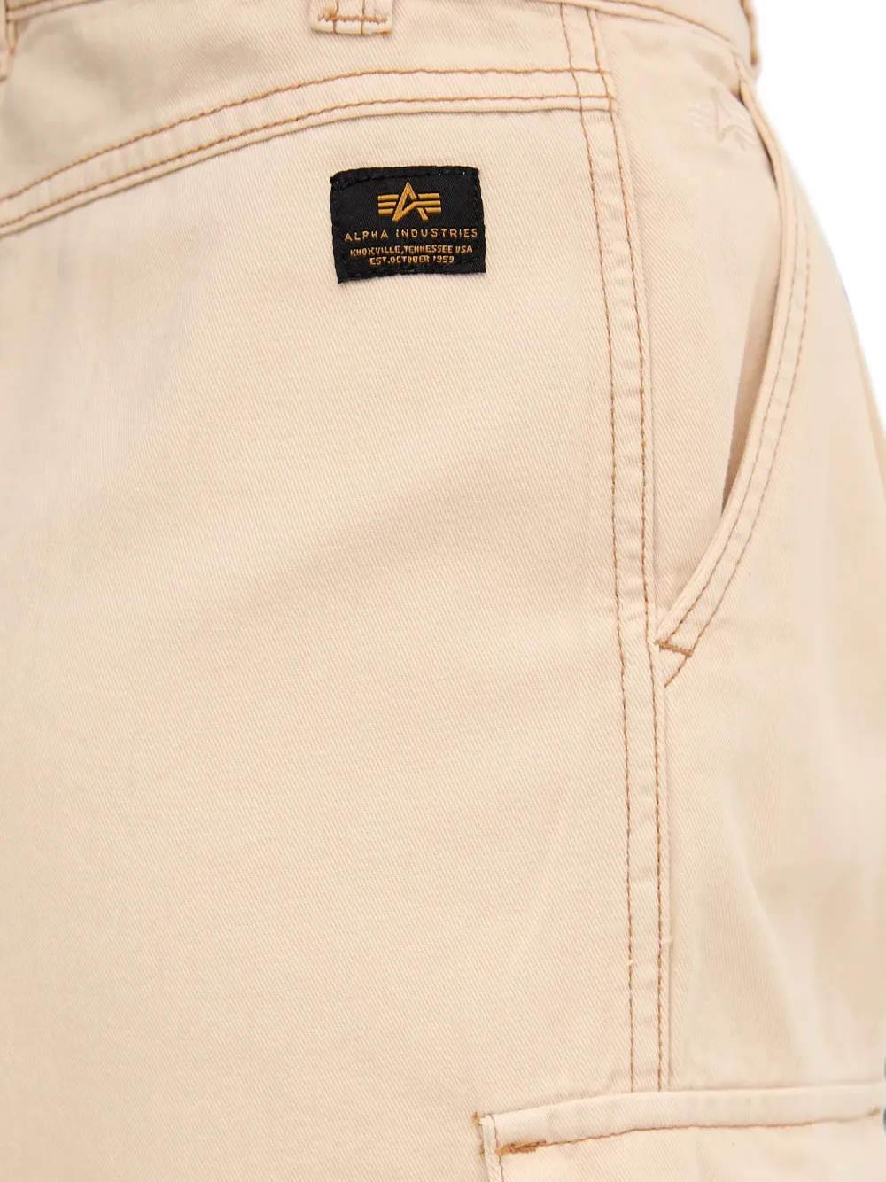 Alpha Industries Sailor button-up cargo shorts Beige