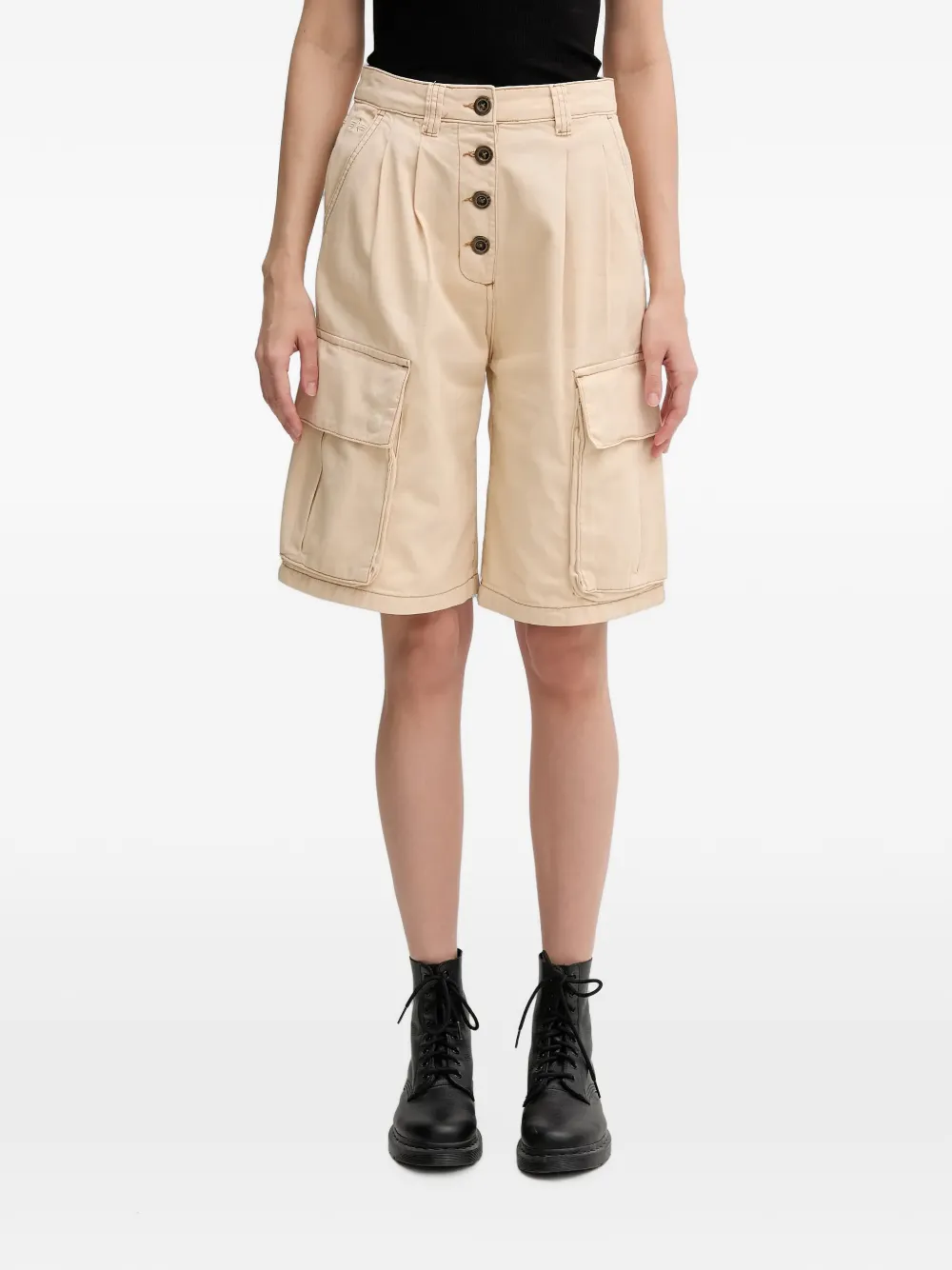 Alpha Industries Sailor button-up cargo shorts - Toni neutri