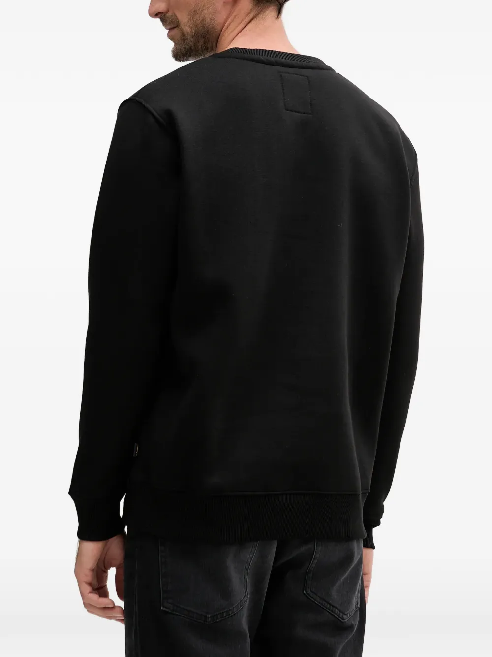 Alpha Industries logo-print sweatshirt Zwart