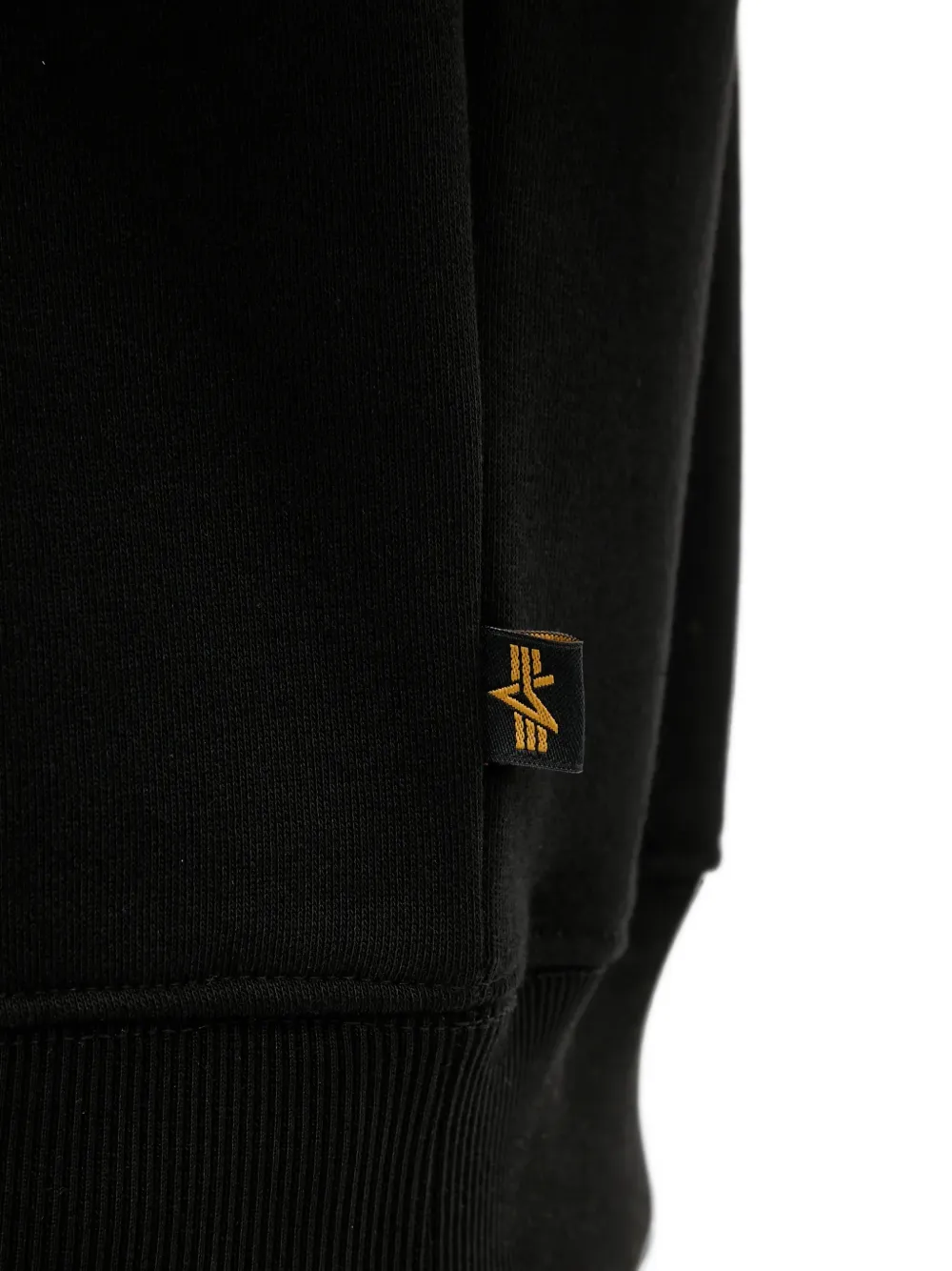 Alpha Industries logo-print sweatshirt Zwart