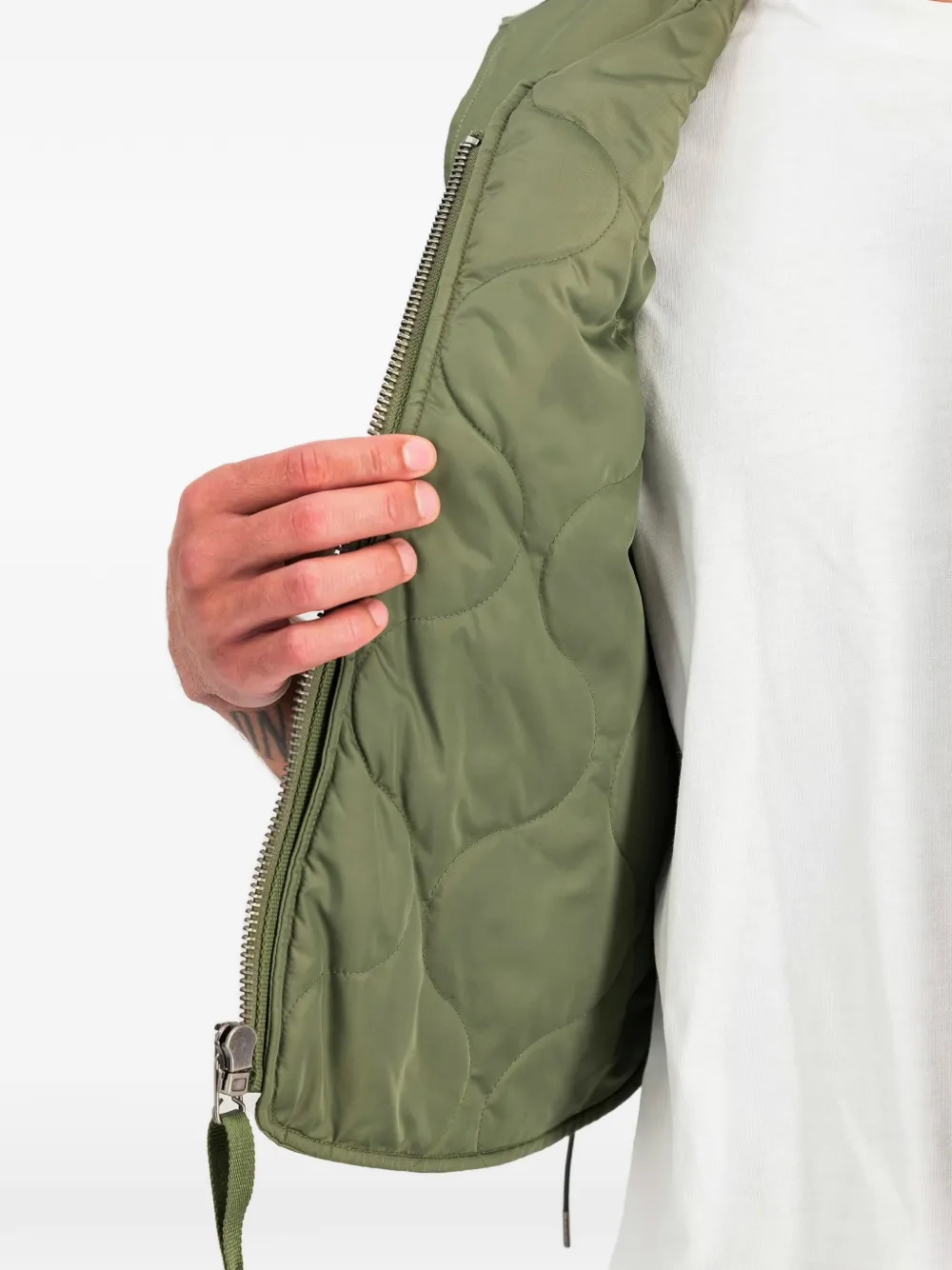 Alpha Industries Spencer met gestrikte zijkant Groen