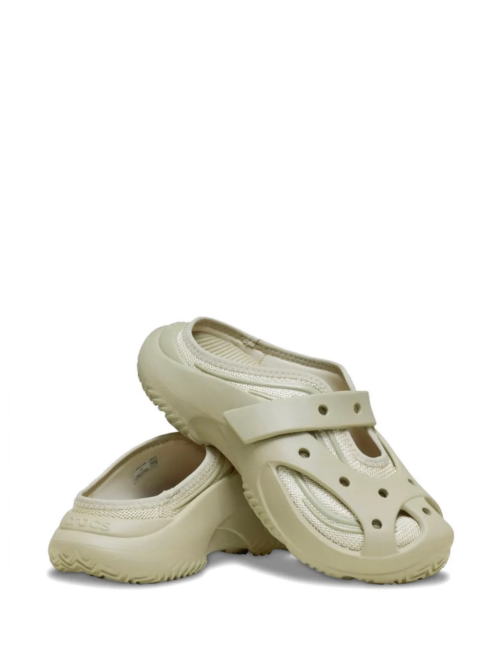 Crocs Gekooide muiltjes Groen