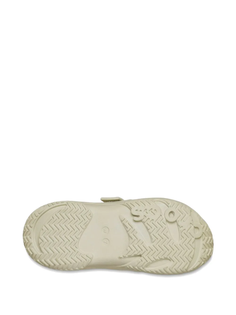 Crocs Gekooide muiltjes Groen