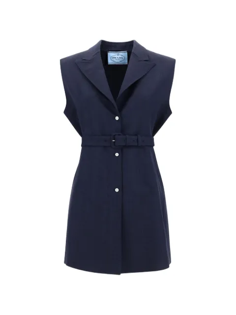 Prada chaleco con botones